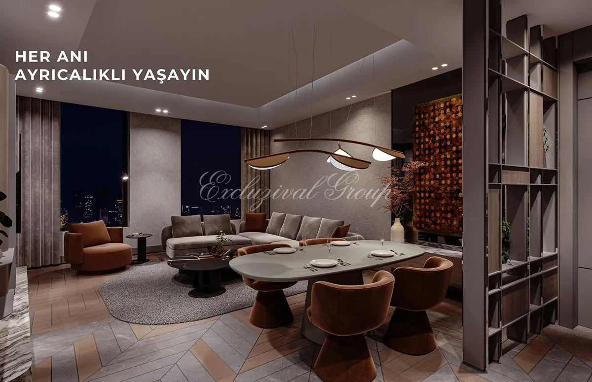 Apartments in Istanbul, 1 bedroom, 47 m²