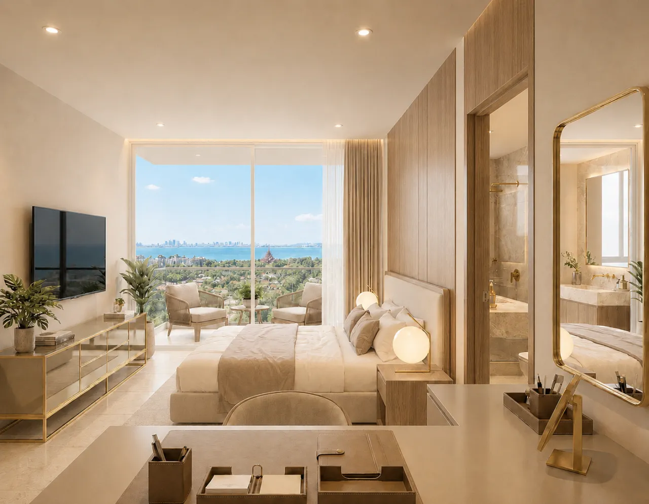 Studio te koop in Wongamat, Pattaya, Chonburi — 10/10