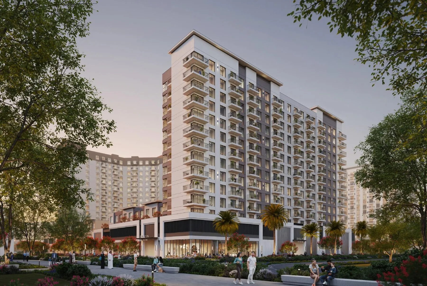 1 yatak odalı daire — Town Square, Dubai — 11/12