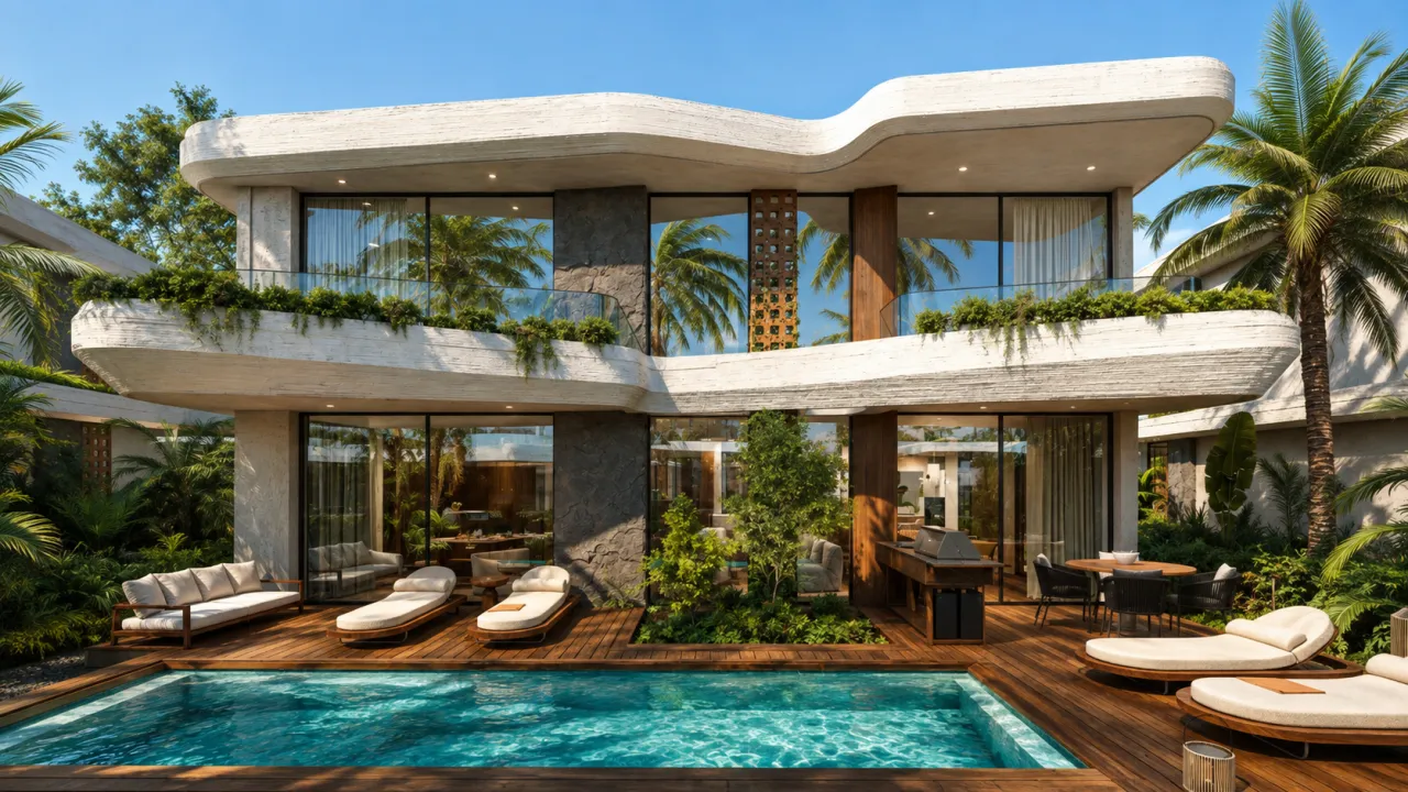 Family villa in Nai Harn, 4 bedrooms, 215 m²