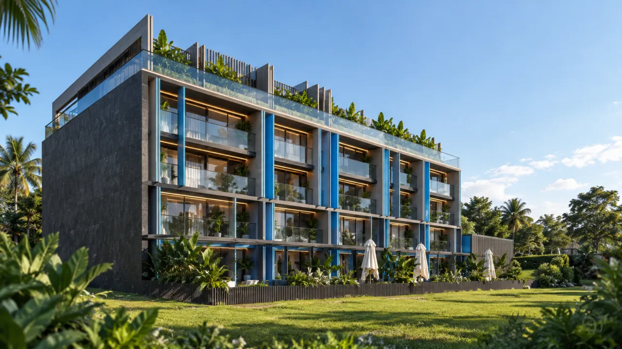 Appartement dans un projet élégant à Bali dans le quartier de Badung., 1 chambres, 25 m²