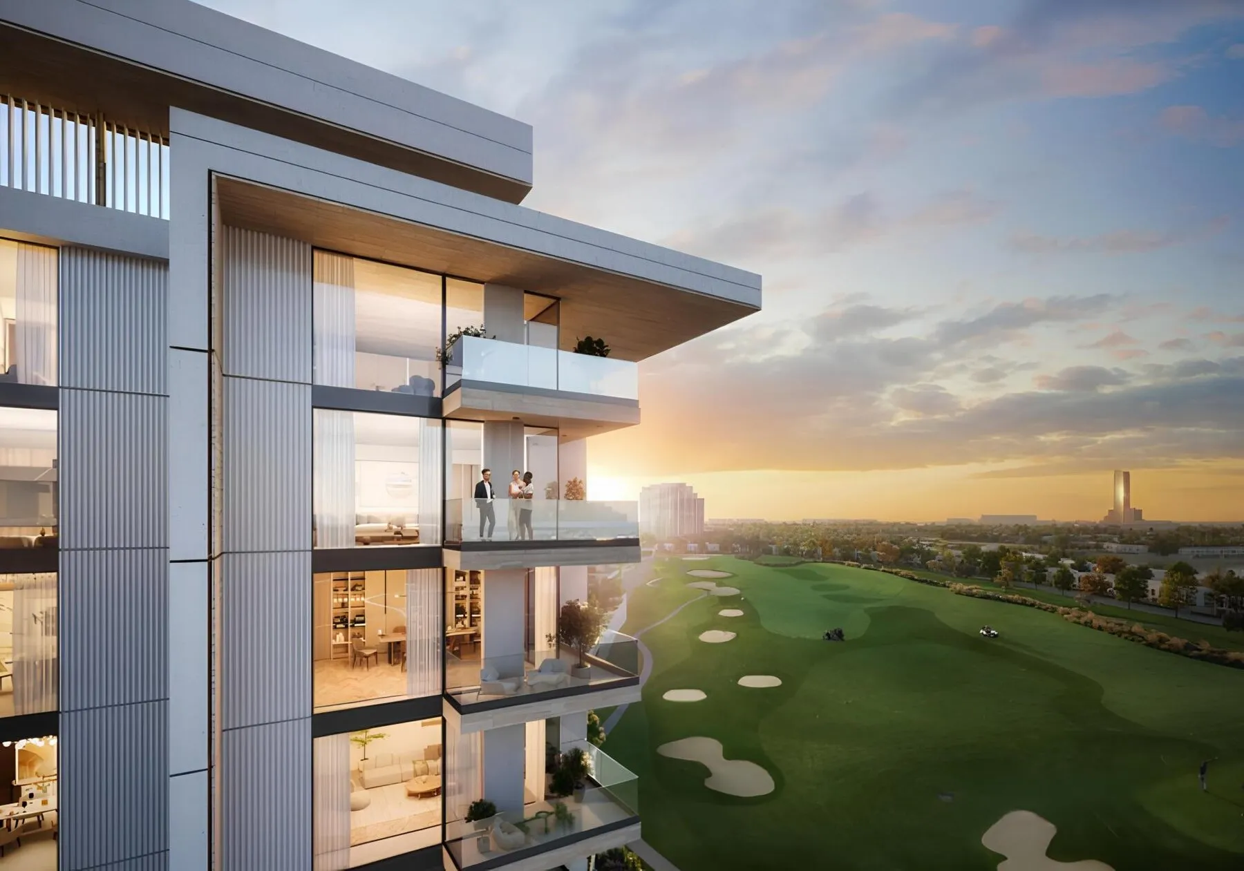 Appartementen in het wooncomplex Al Hamra Greens in Al Jazeera Al Hamra! Volledig ingerichte keuken met inbouwapparatuur! Een set voorzieningen voor een comfortabel leven! Appartement voor leven en investering!, 2 slaapkamers, 102 m²