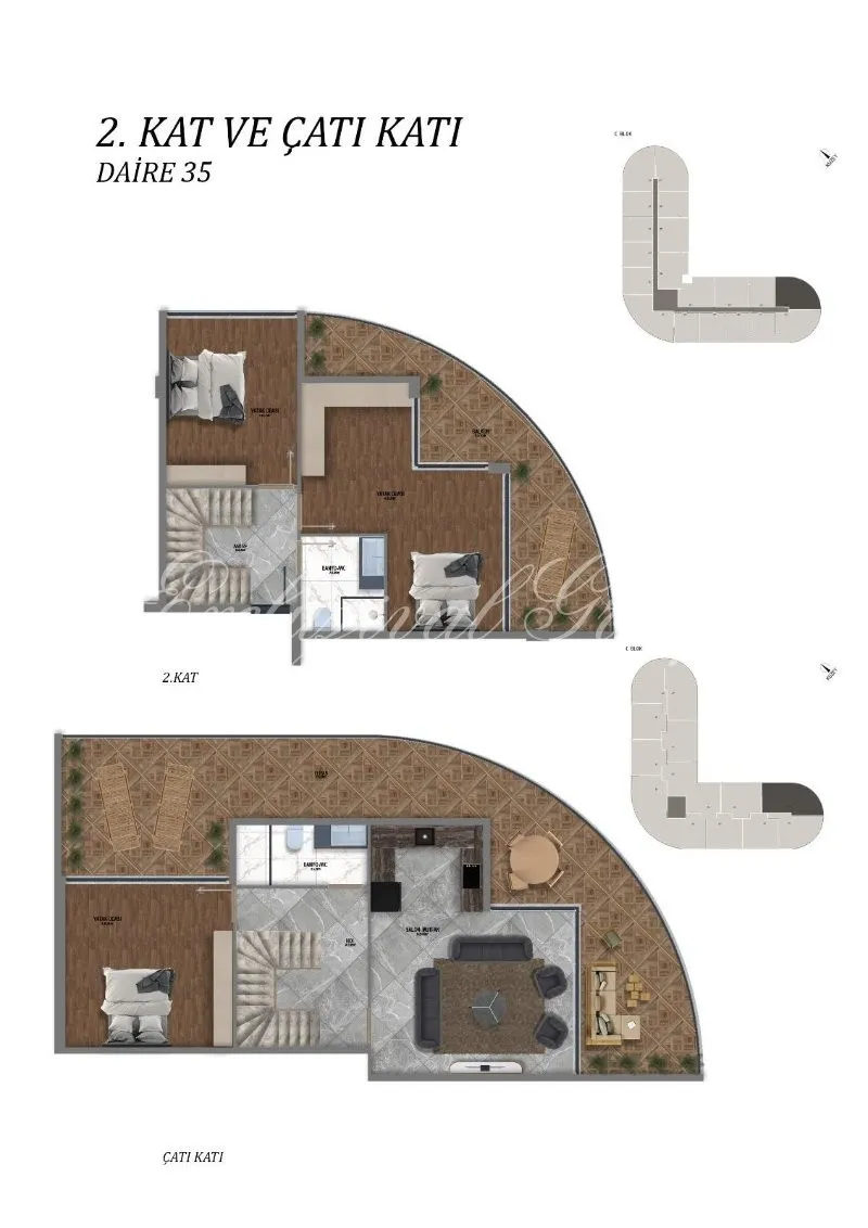 Wohnung mit 1 Schlafzimmer zum Kauf in Didim, Aydın — 20/20