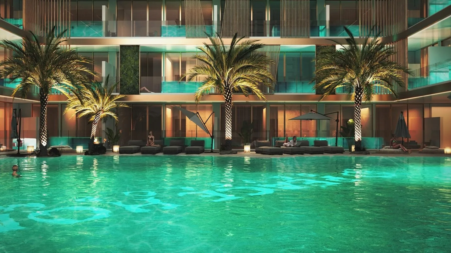 1 yatak odalı daire — Dubai Land — 18/20