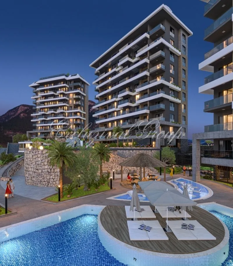 Wohnung mit 1 Schlafzimmer zum Kauf in Alanya, Antalya — 2/20
