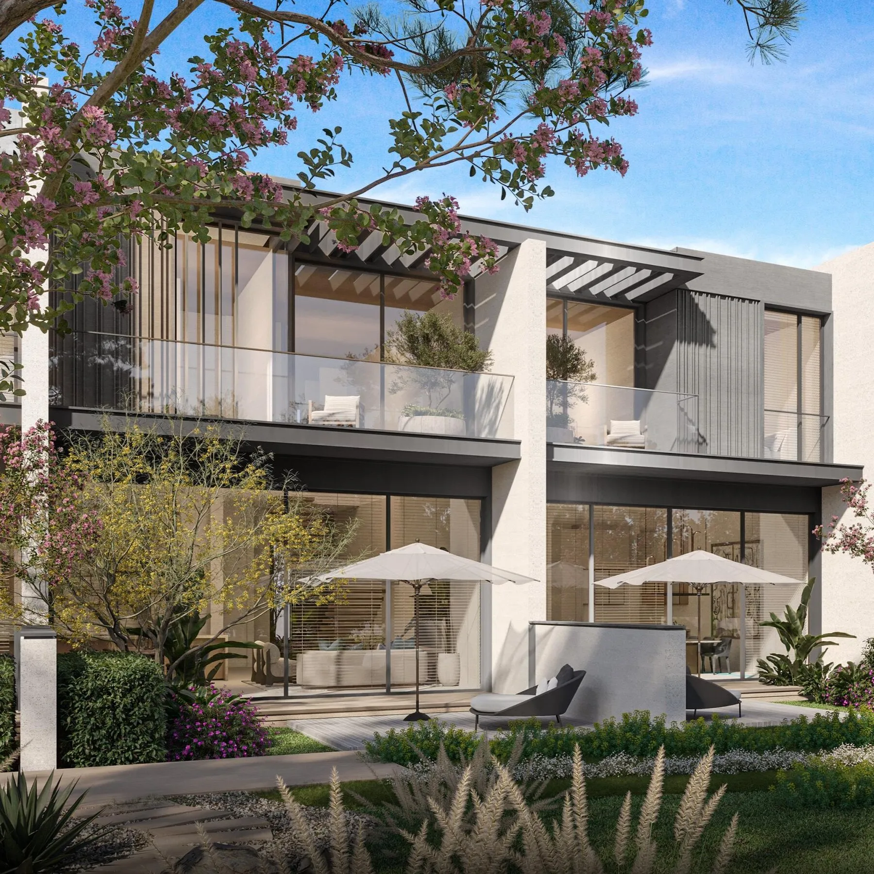 Luxe villa's en herenhuizen in het nieuwe project Nad Al Sheba Gardens in het Nad Al-gebied, 3 slaapkamers, 251 m²