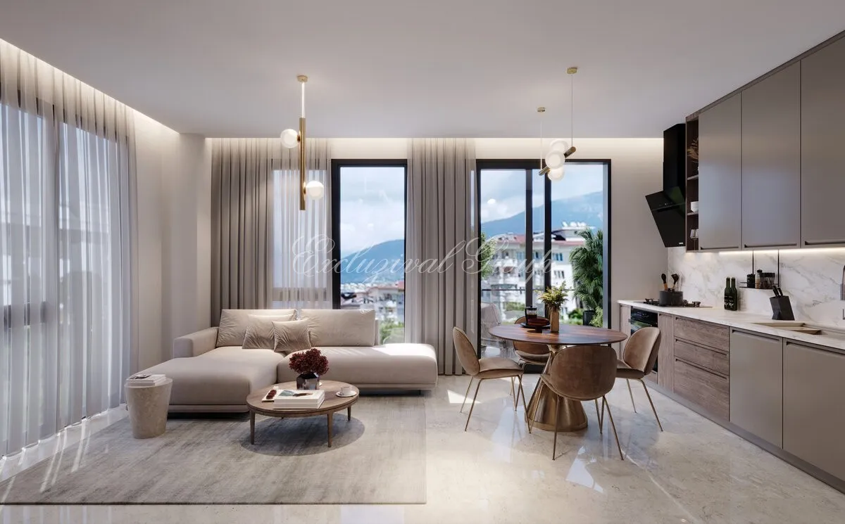Wohnung mit 1 Schlafzimmer zum Kauf in Alanya, Antalya — 7/19