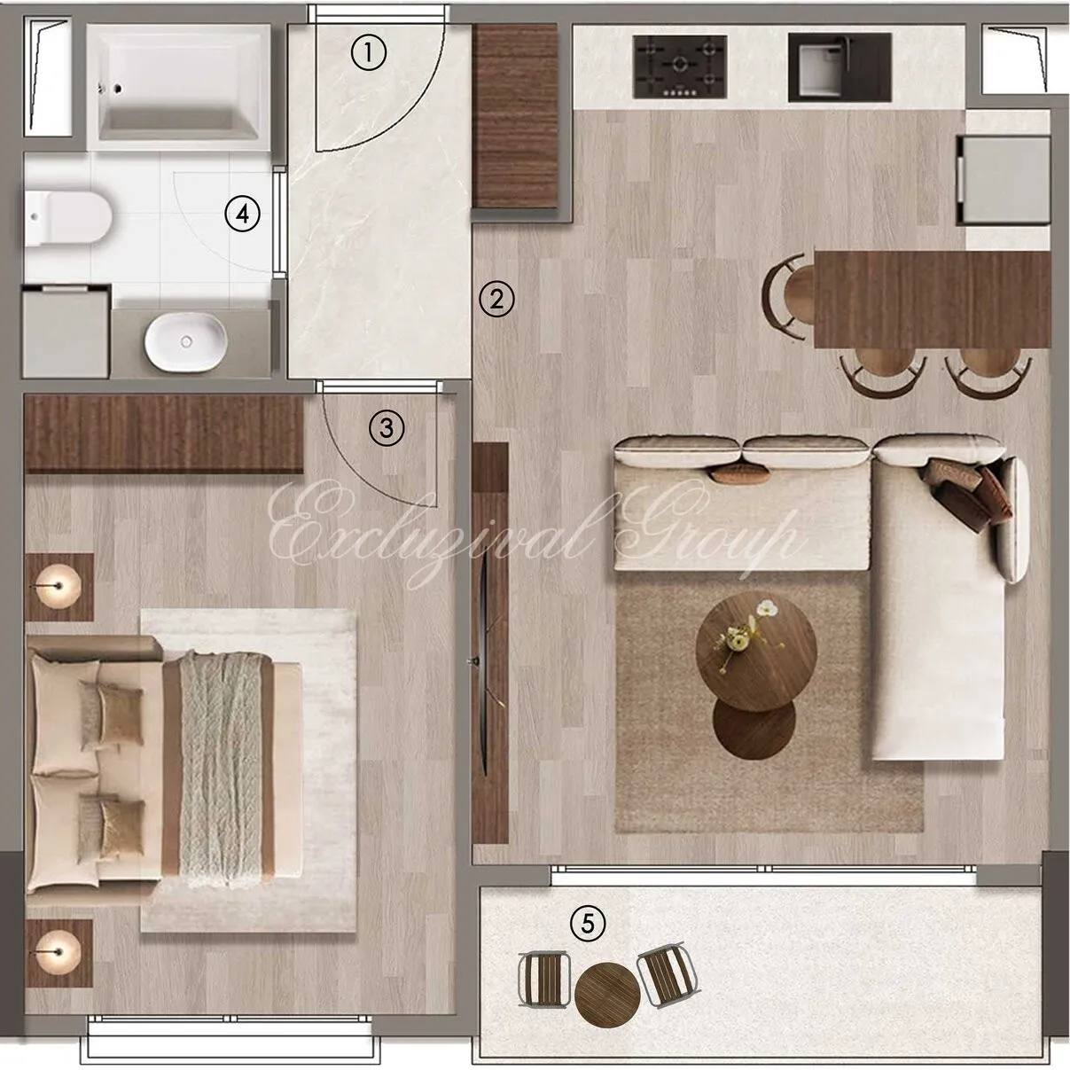 1-bedroom apartment for sale in Istanbul — 11/11