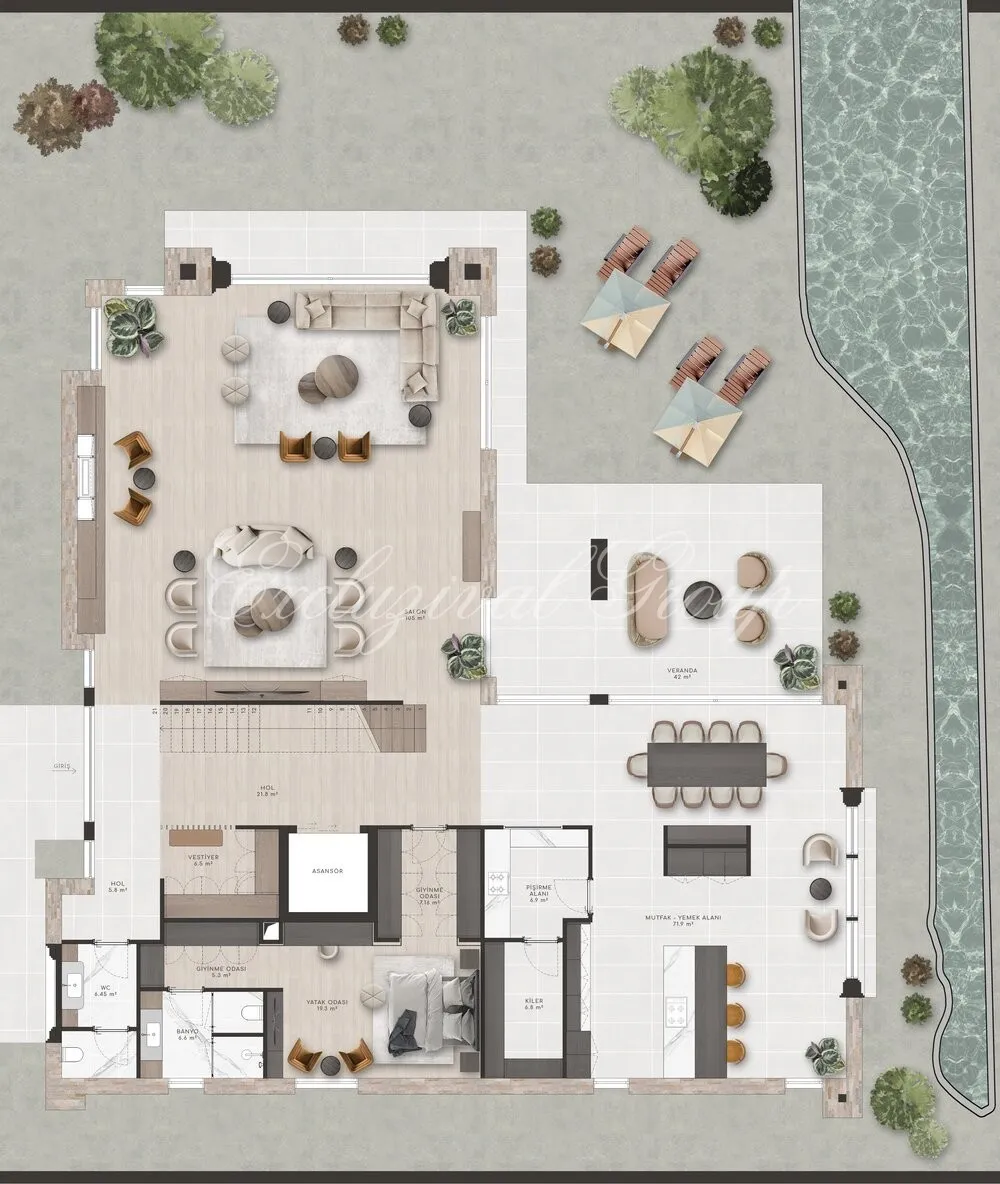 Villa met 5 slaapkamers te koop in Bodrum, Muğla — 13/16