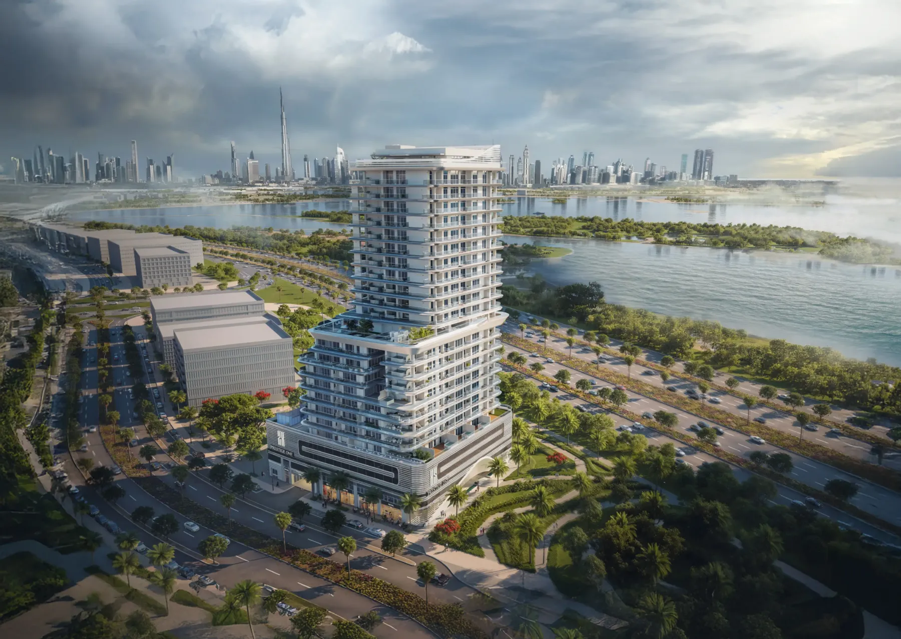 Sanctuary by Prestige One Developments: modern pand in Meydan Horizon, Dubai!, 1 slaapkamer, 61 m²