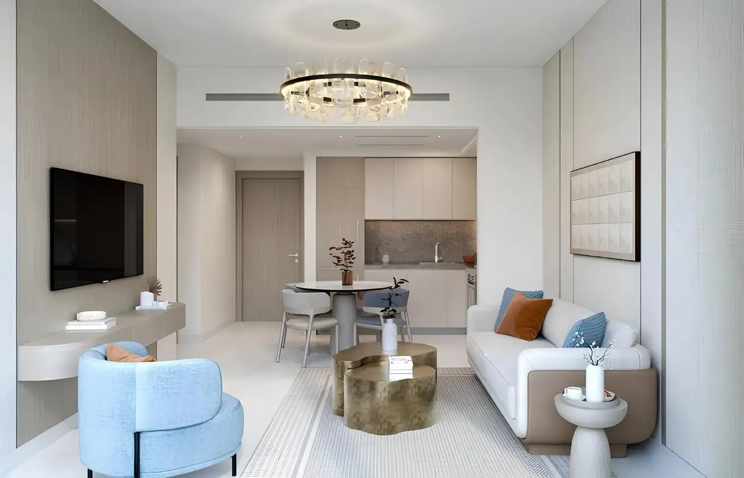 2 yatak odalı çatı katı — Al Jaddaf, Dubai — 3/8