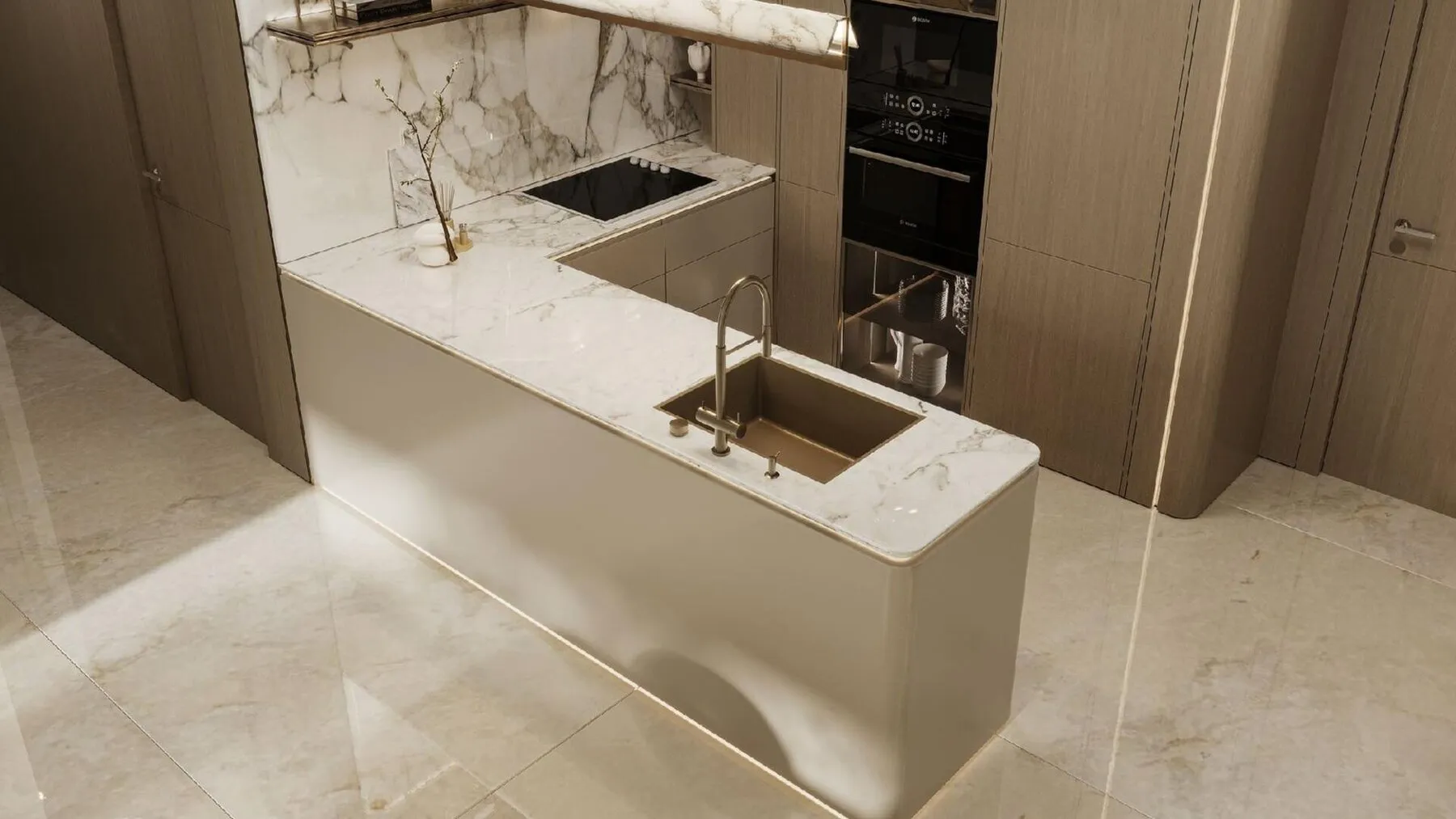 1 yatak odalı daire — Jumeirah Garden City, Dubai — 8/17