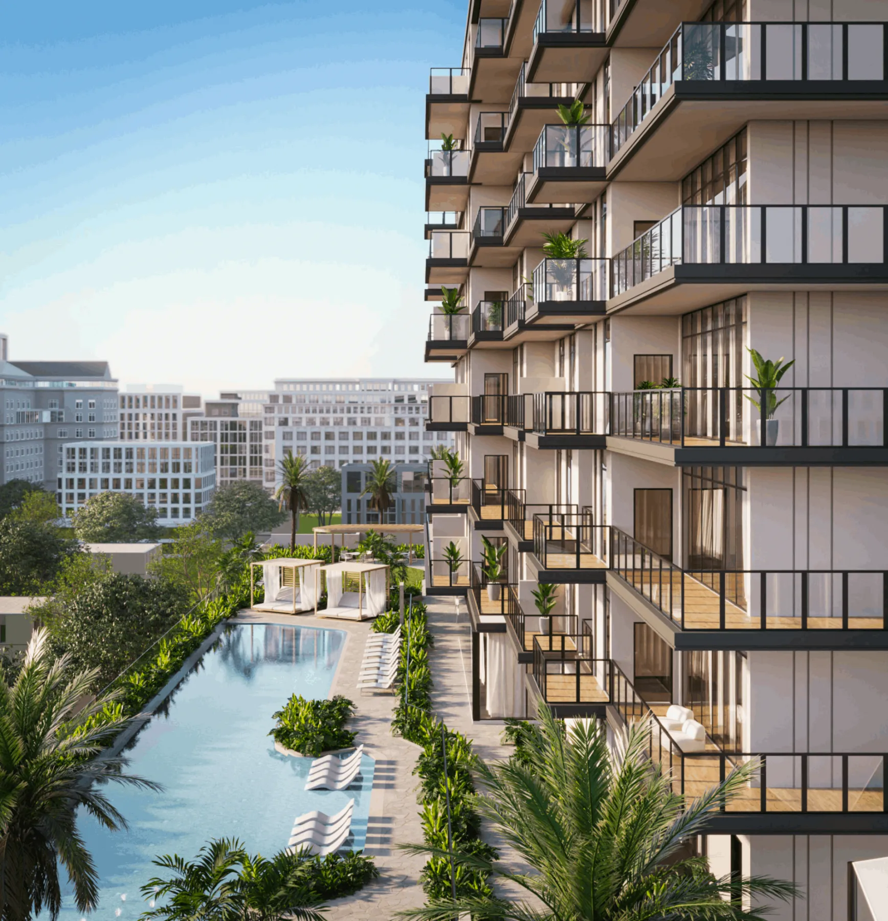 2 yatak odalı daire — Jumeirah Garden City, Dubai — 9/9