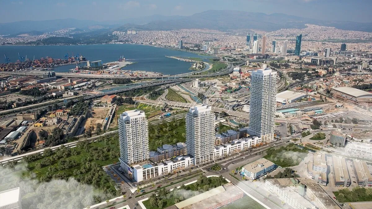 Apartments in Izmir, 1 bedroom, 90 m²