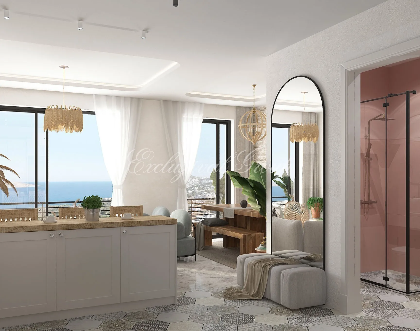 2 bedroom apartment in Bodrum, 146 m²