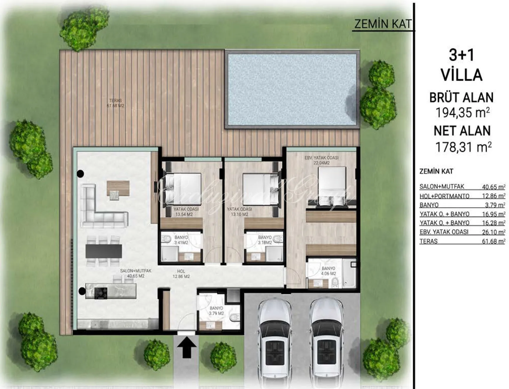 Villa mit 3 Schlafzimmern zum Kauf in Bodrum, Muğla — 17/19