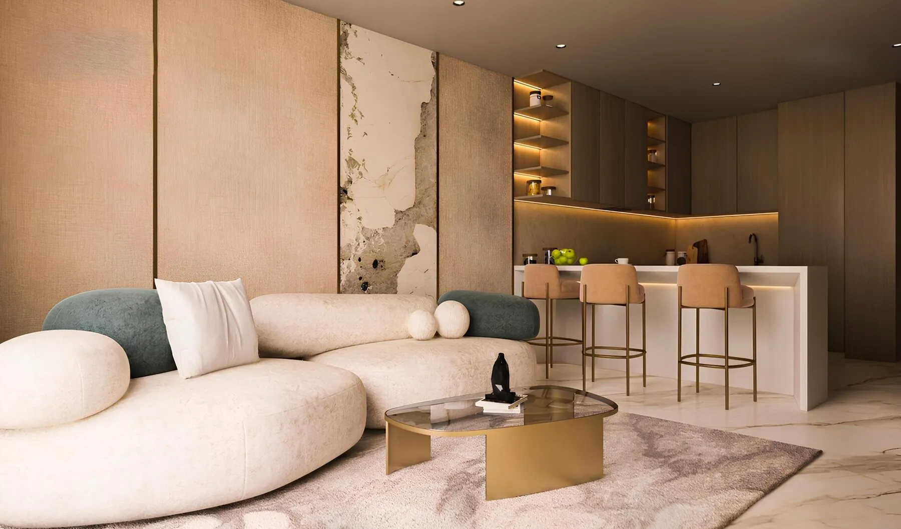 1 yatak odalı daire — Al Barsha South 4, Dubai — 3/16