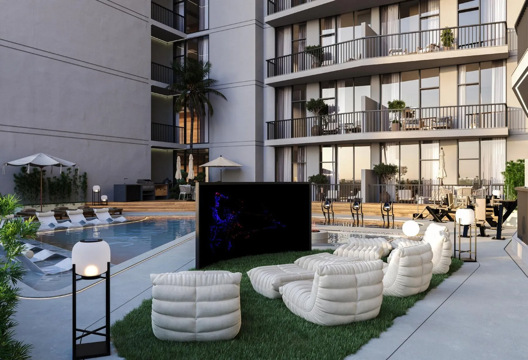 1 yatak odalı daire — Warsan 4, Dubai — 4/12