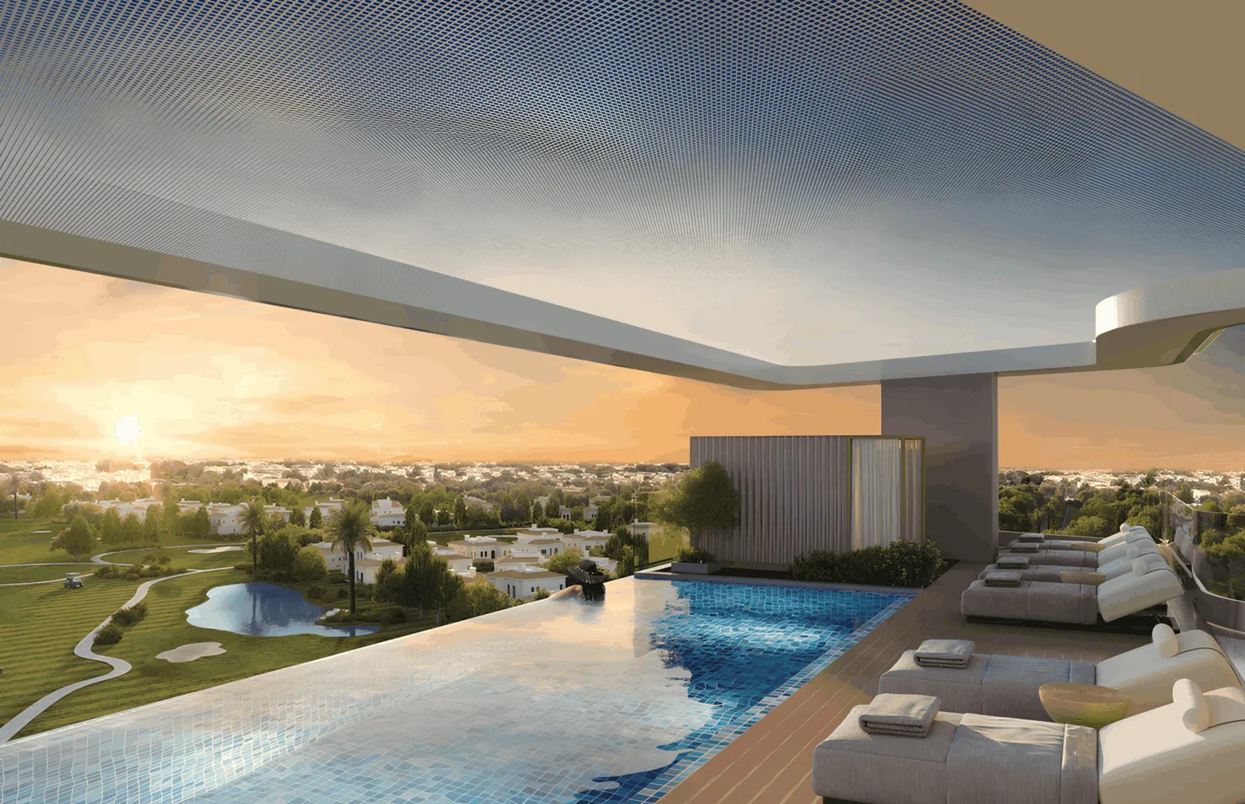 Appartement in het prachtige wooncomplex Golf Grove by Regent in Dubai Pro, studio, 39 m²