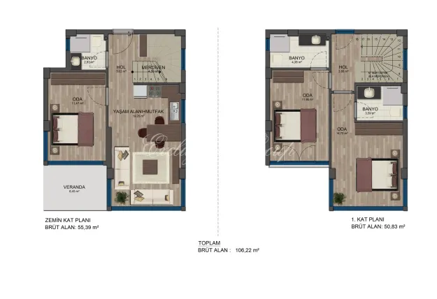 Villa met 3 slaapkamers te koop in Bodrum, Muğla — 15/15