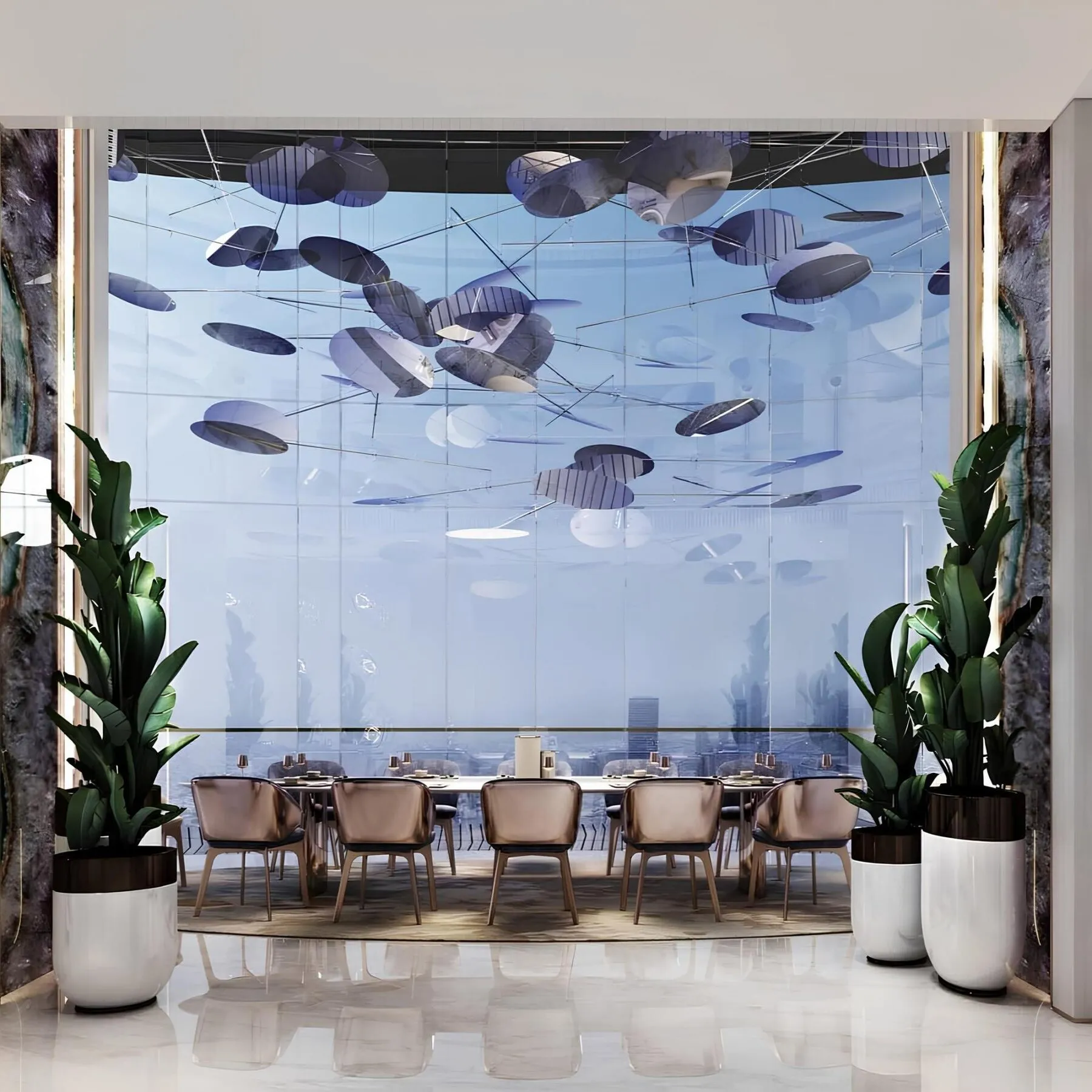 Appartement in het luxe wooncomplex Canal Crown 2 - Hoogte in de Busine-wijk, 3 slaapkamers, 167 m²