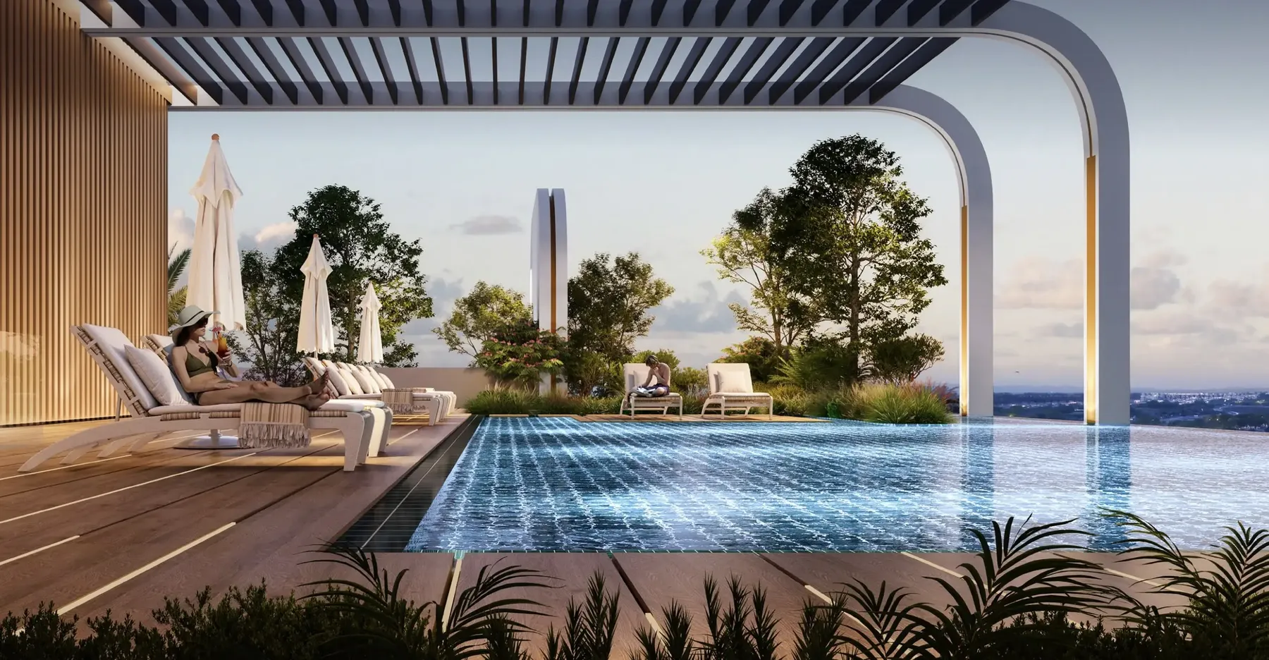 2 yatak odalı daire — Dubai Land — 19/20
