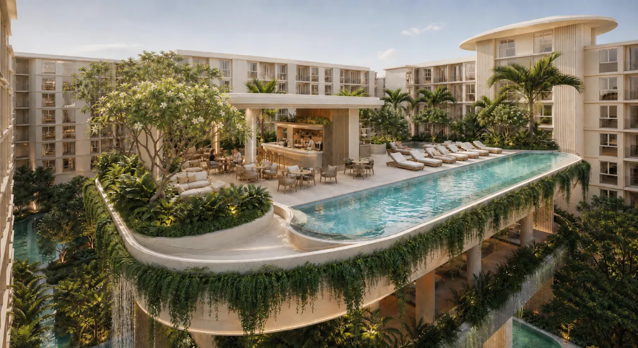 Nieuw complex vlakbij de zee in Noord-Pattaya!, studio, 27 m²