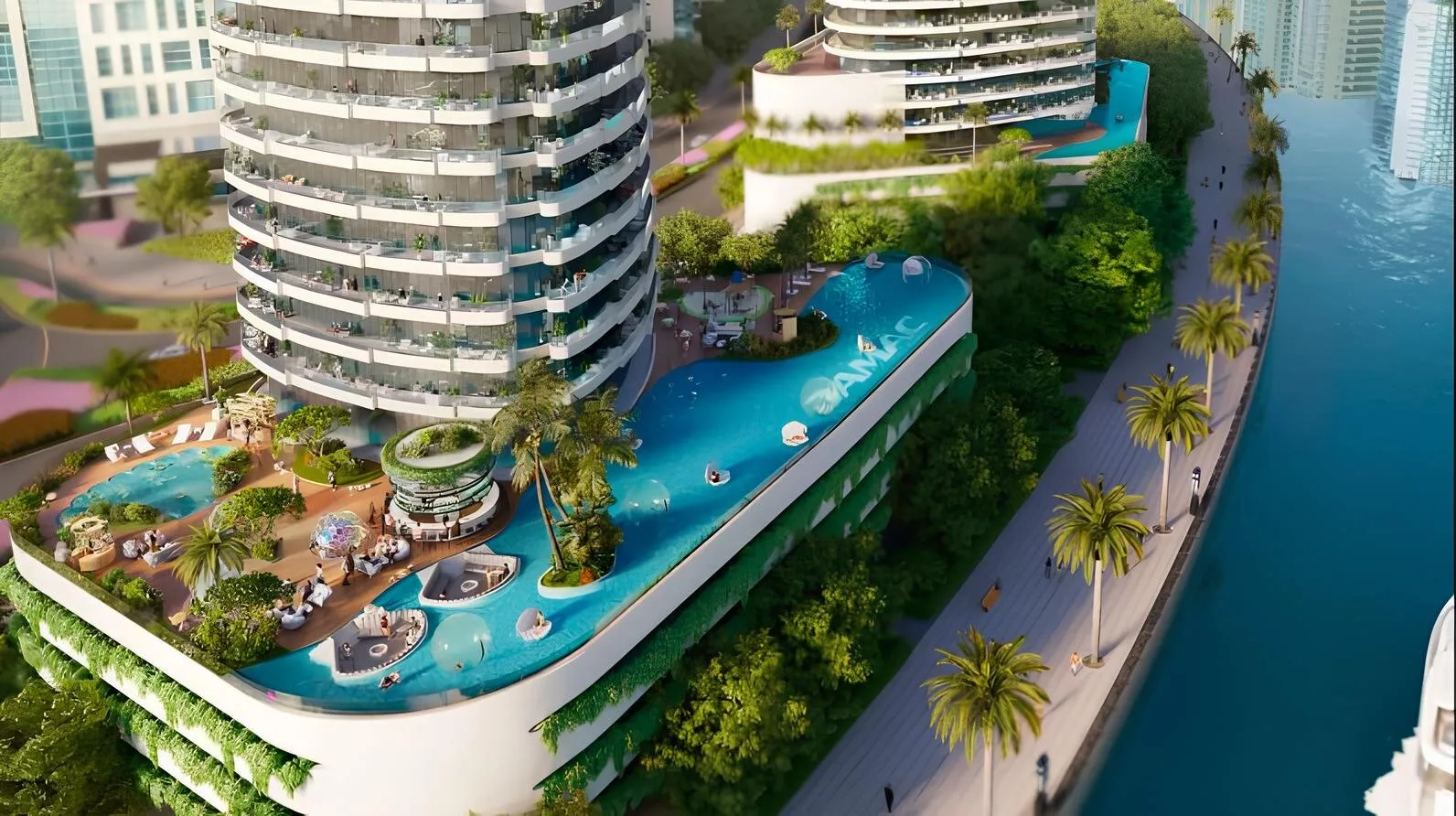 Premium Canal Heights-project in Business Bay! Geweldige optie om te huren! Opbrengst vanaf 6,4%! Het appartement beschikt over een volledig uitgeruste keuken! Panoramisch uitzicht op het Dubai Canal en Burj Khalifa!, 1 slaapkamer, 62,73 m²