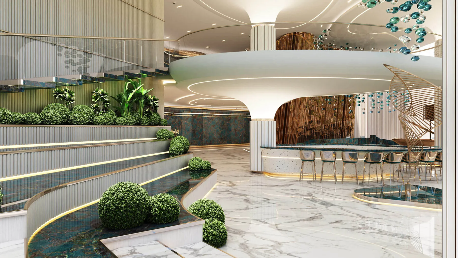 1 yatak odalı daire — Dubai Marina — 9/17