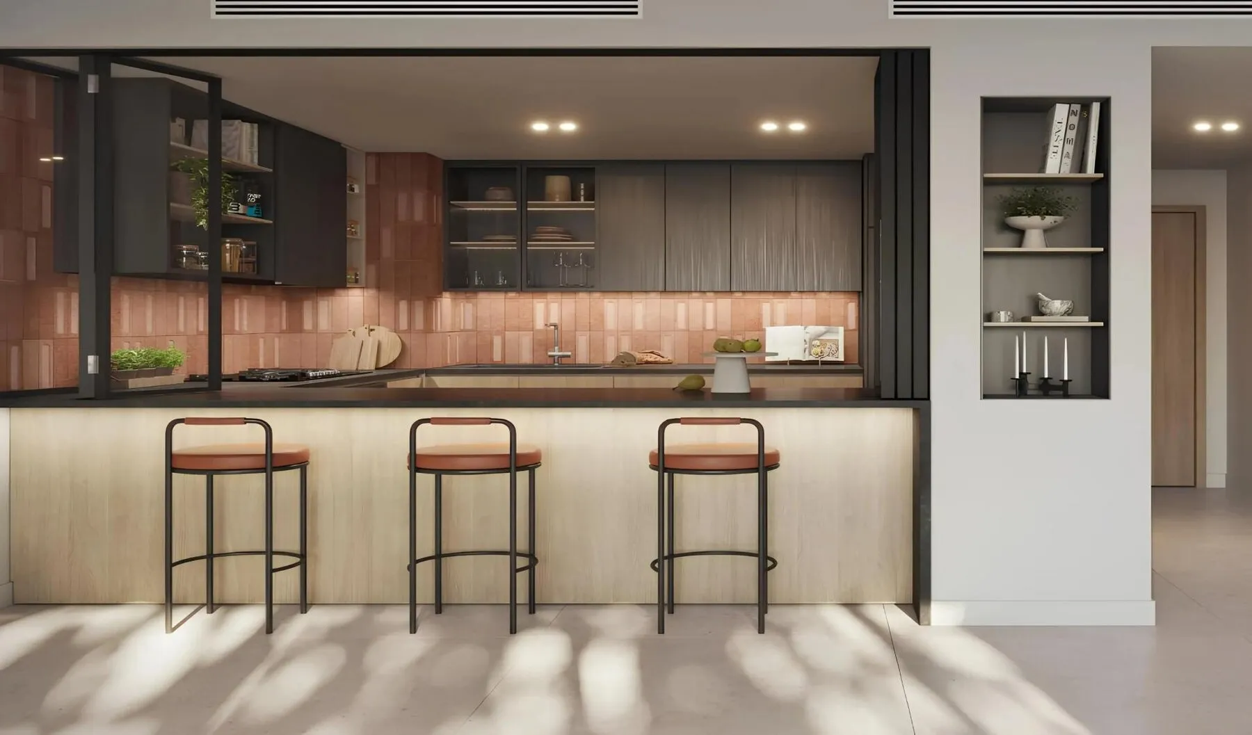 1 yatak odalı daire — Wadi Al Safa 5, Dubai — 4/15