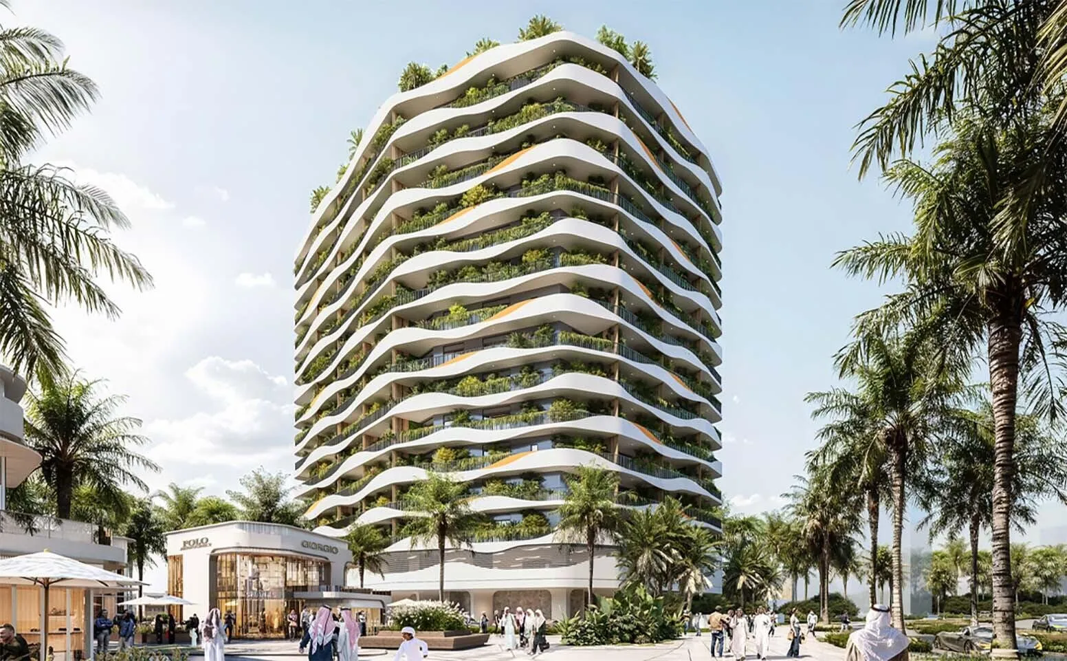 Luxe appartement in het luxe wooncomplex Forest City in Dubai, 1 slaapkamer, 81 m²
