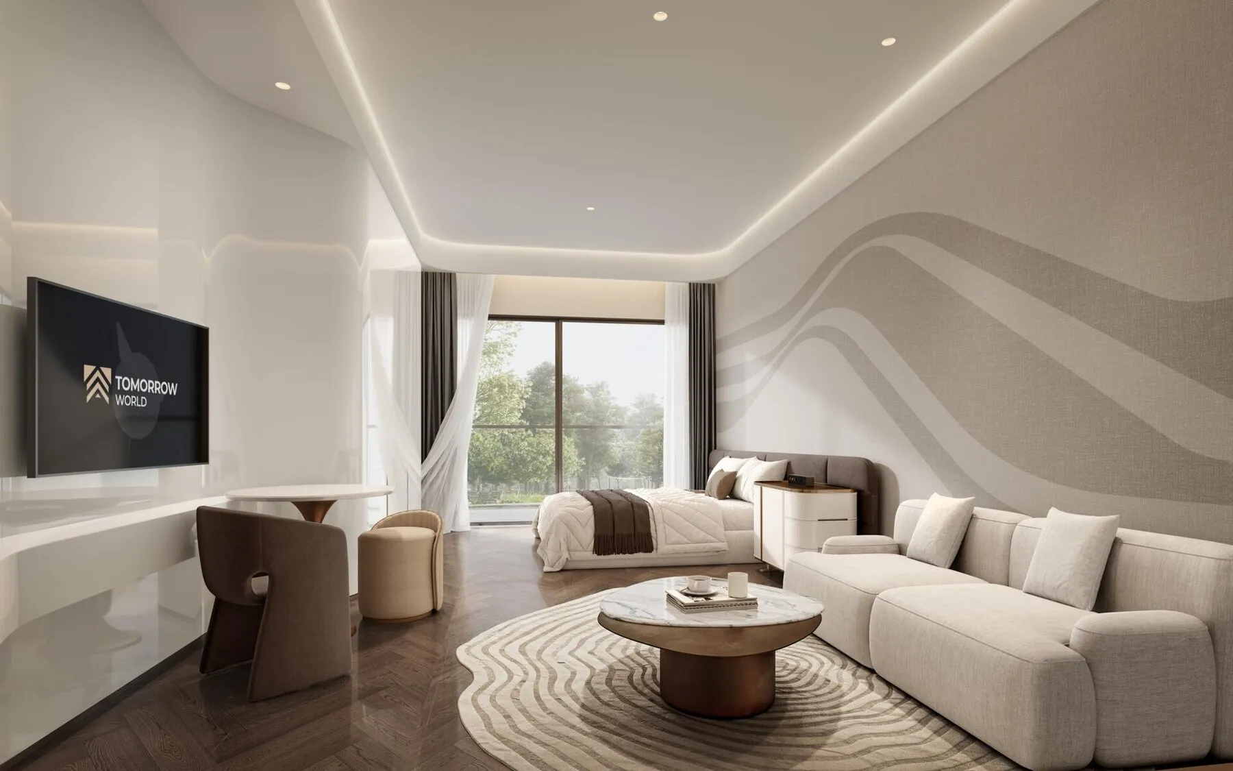 1 yatak odalı daire — Dubai Islands — 10/20