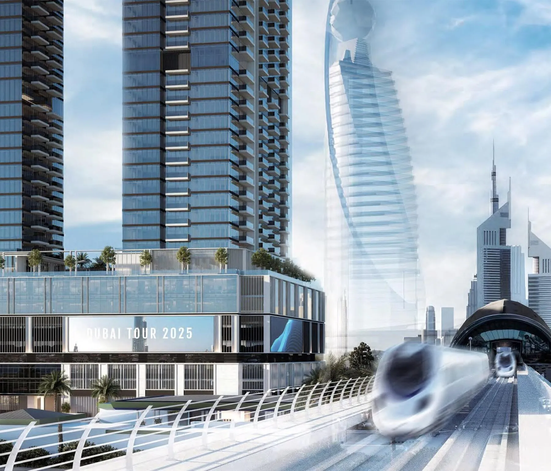 Appartement in het elite wooncomplex Avenue Park Towers in Wasl 1, Dubai!, 2 slaapkamers, 107 m²