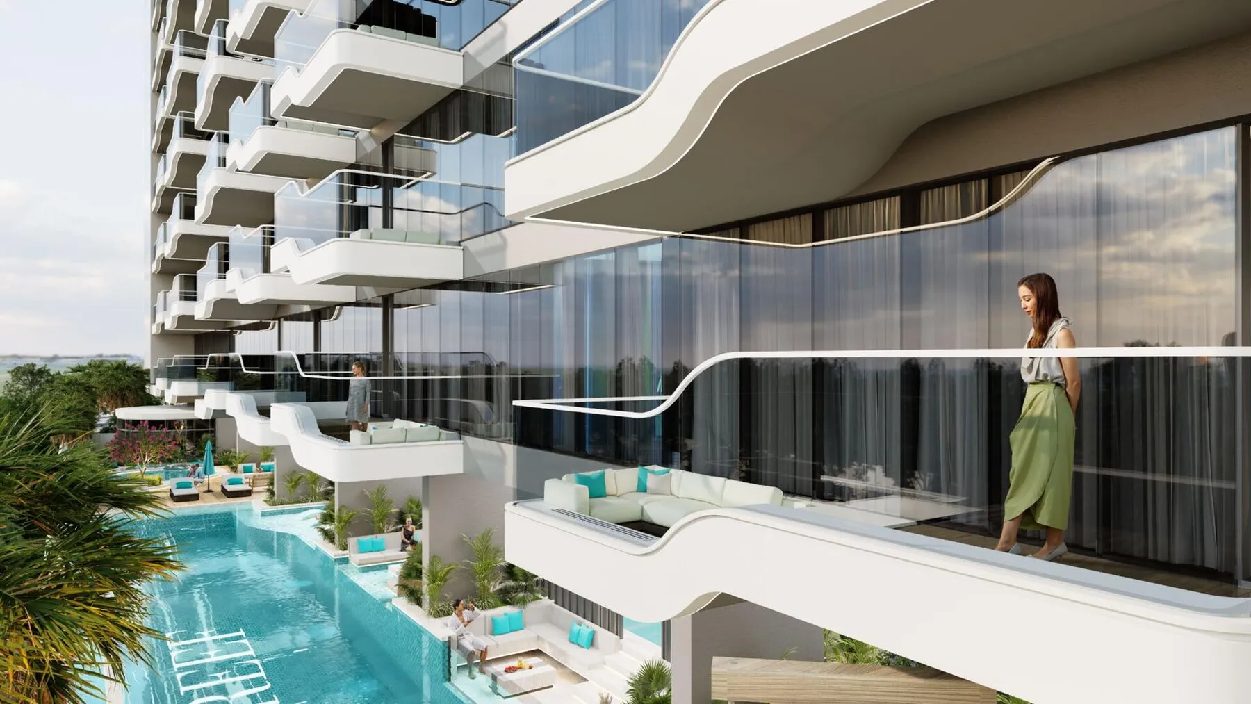 1 yatak odalı daire — Dubai Land — 18/20