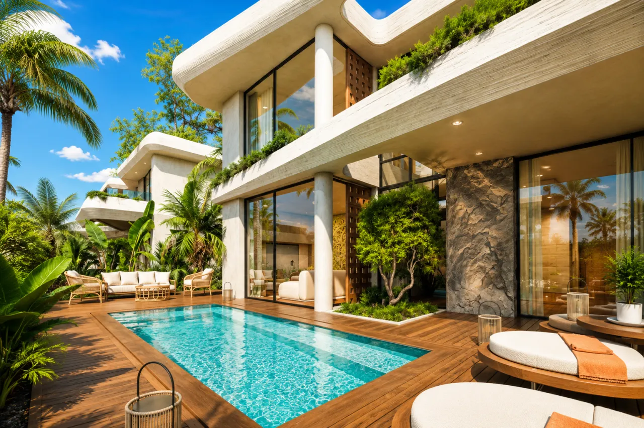 Family villas in Nai Harn with hotel-level service, 3 bedrooms, 162 m²