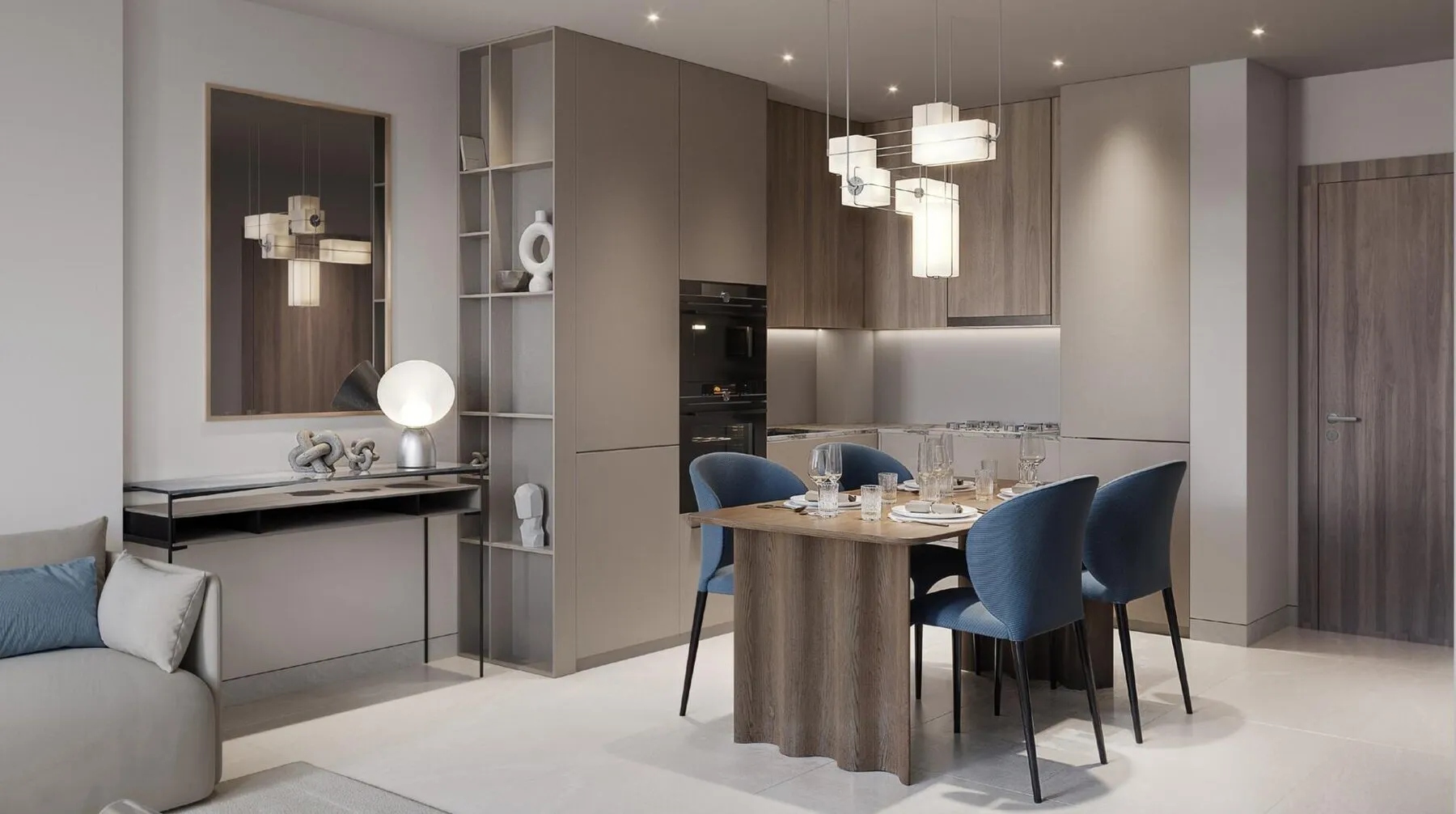 Appartement in een uitstekend wooncomplex TETR1S Tower in de prestigieuze wijk Jumeirah, 2 slaapkamers, 114 m²