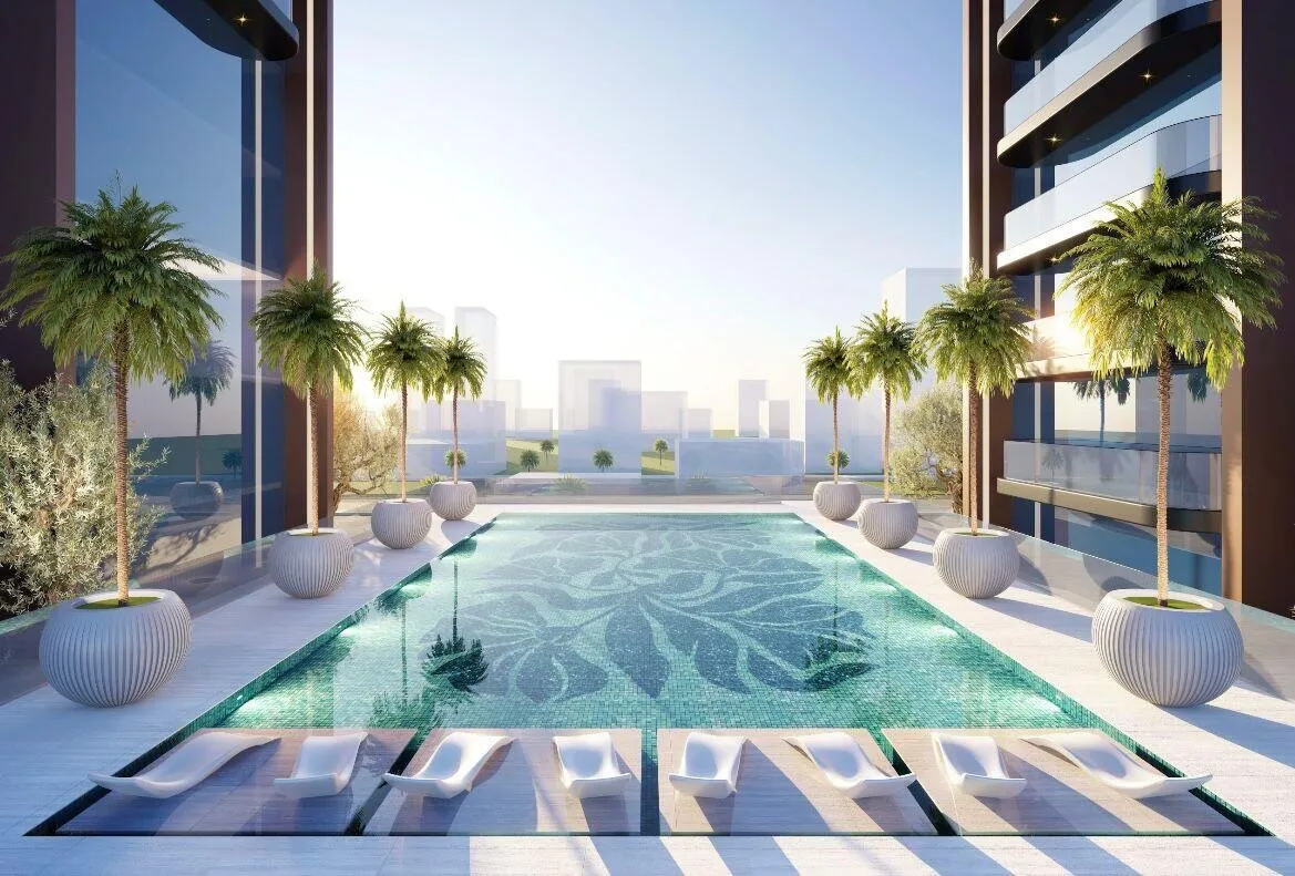 Appartementen in het nieuwe Guzel Towers-project in het hart van Jumeirah Village Triangle! Volledig ingericht! Adembenemend uitzicht! Eersteklas voorzieningen! TOP locatie! Wij vinden woningen met een gunstige hypotheekrente of afbetalingsplan in de