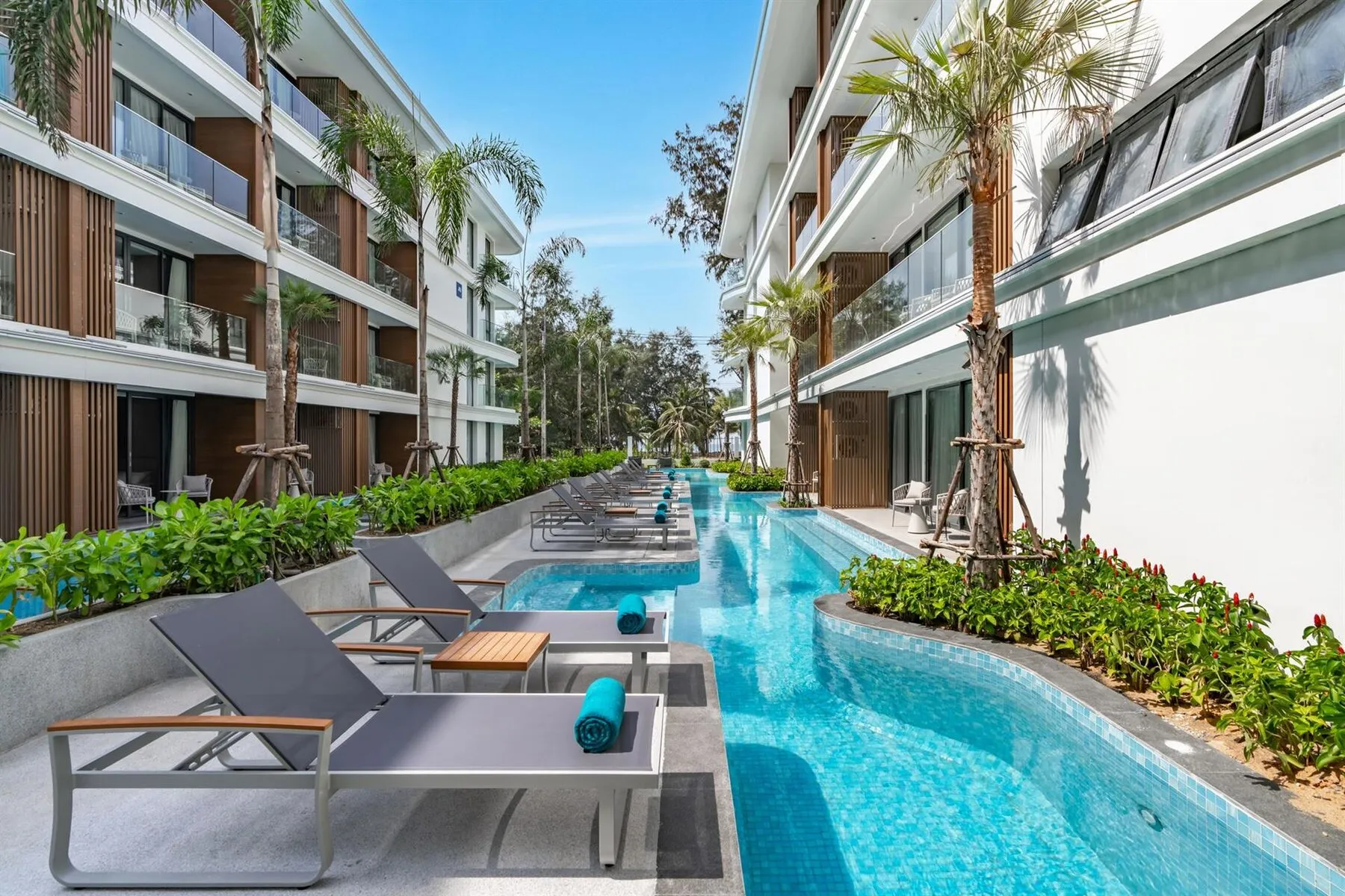 Spacious 1 bedroom apartment in a resort complex in Phuket! , 1 bedroom, 56.72 m²