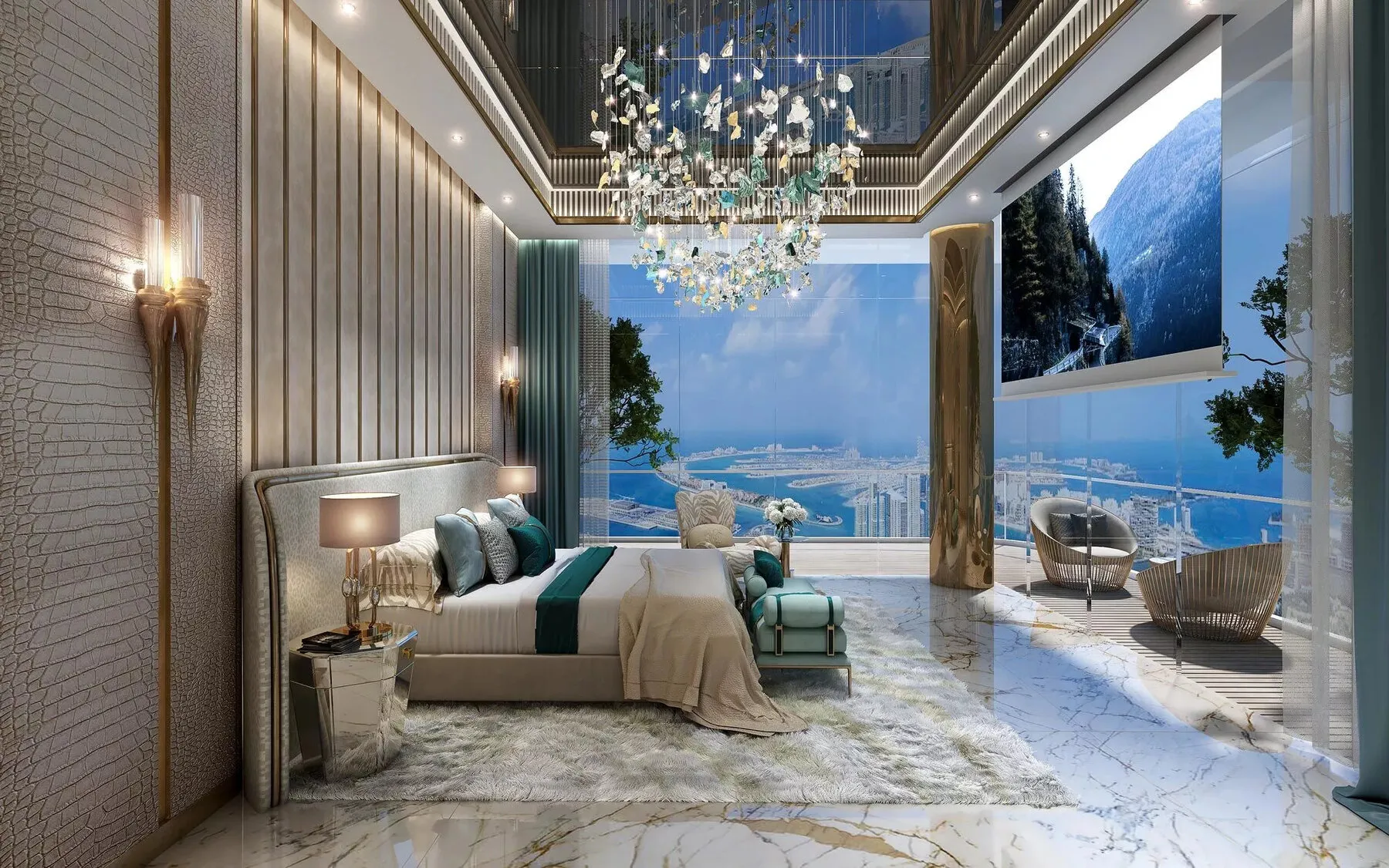 1 yatak odalı daire — Dubai Marina — 4/17