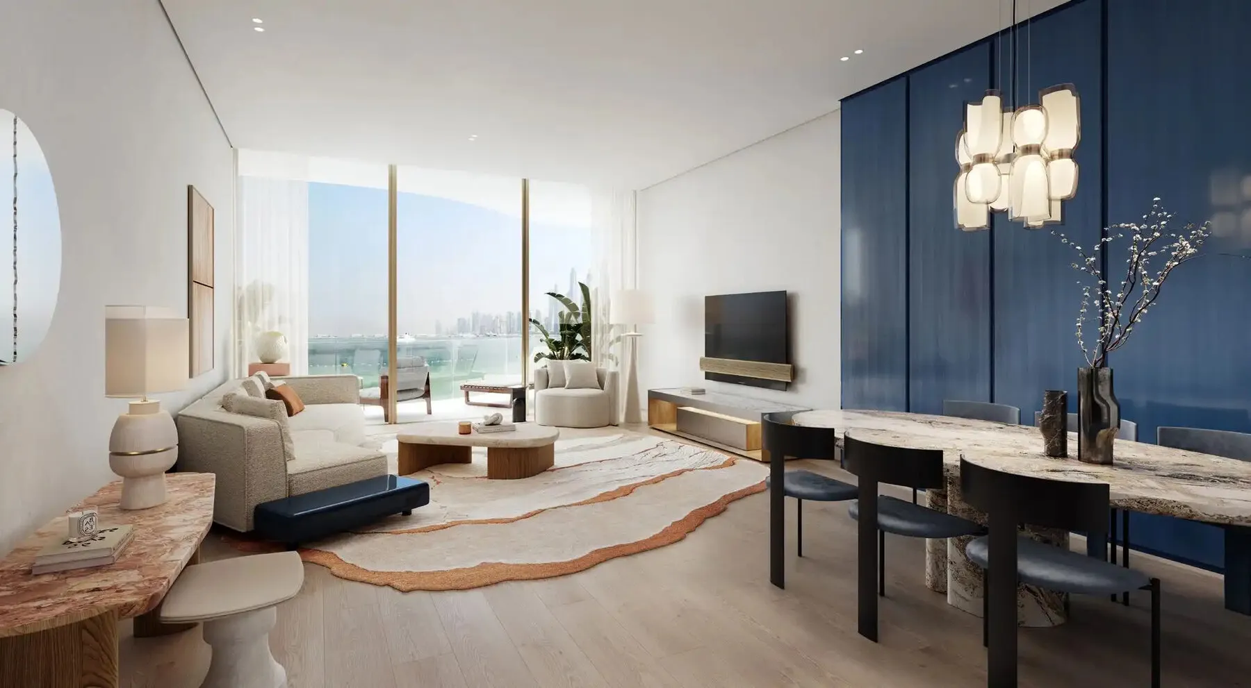 2 yatak odalı daire — Dubai Harbour — 7/13