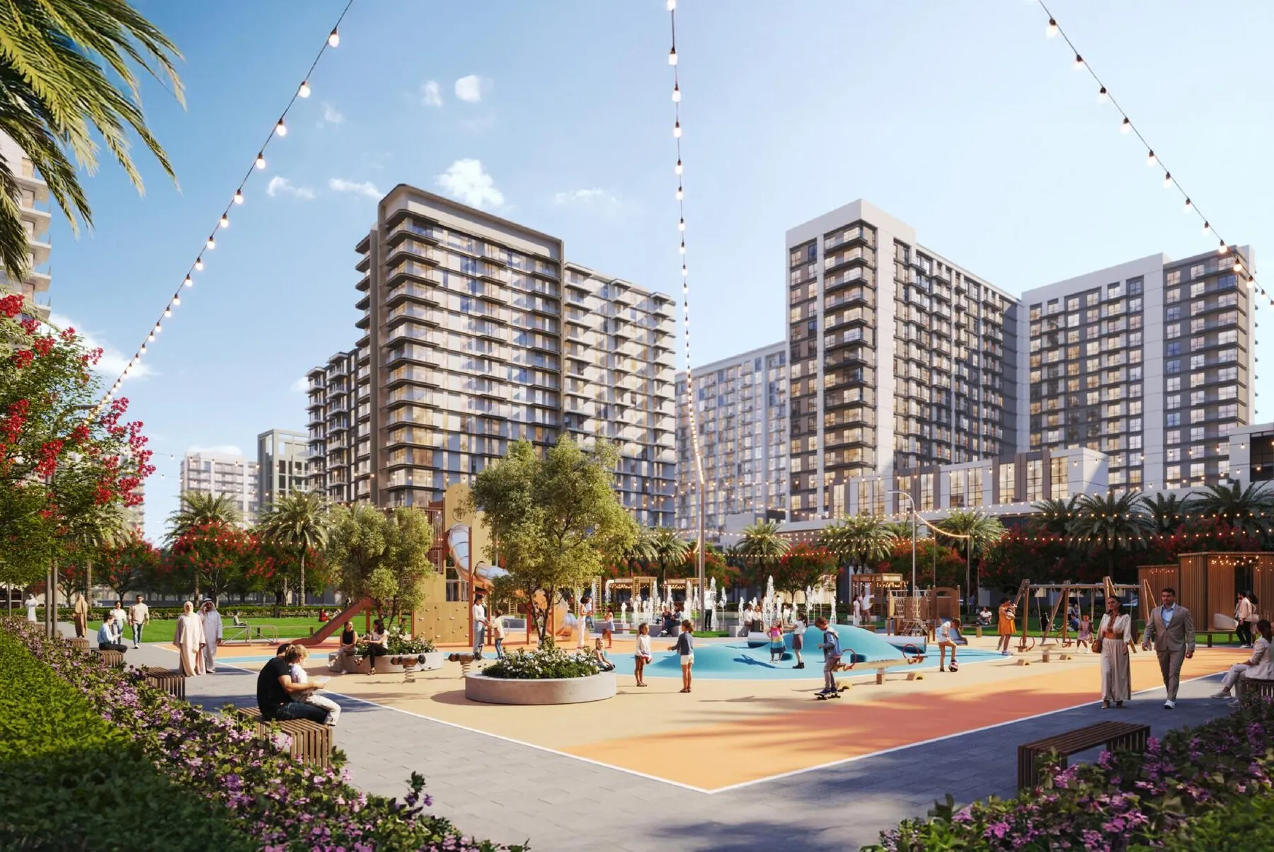 1 yatak odalı daire — Town Square, Dubai — 10/12