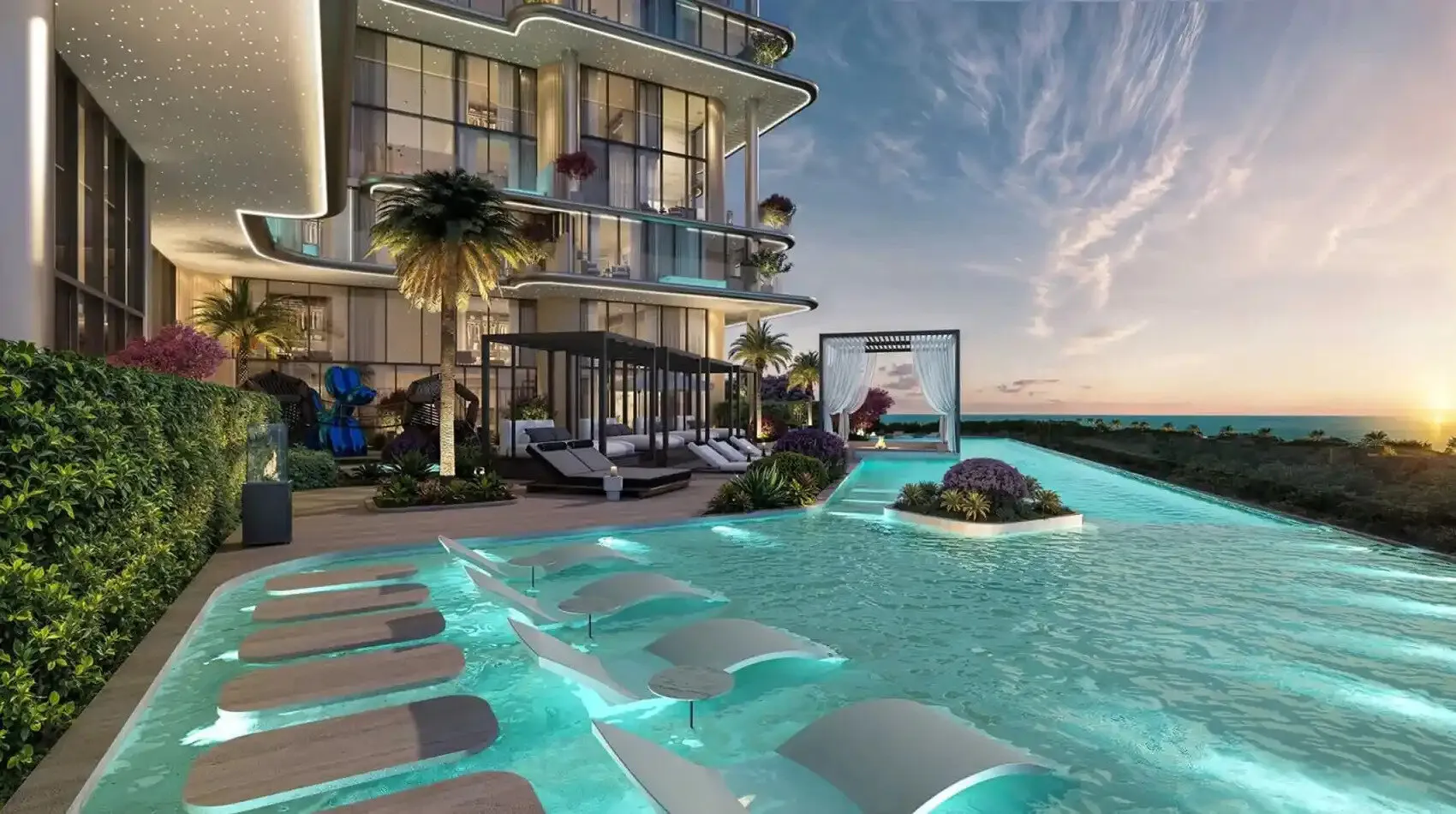 1 yatak odalı daire — Dubai Islands — 19/20