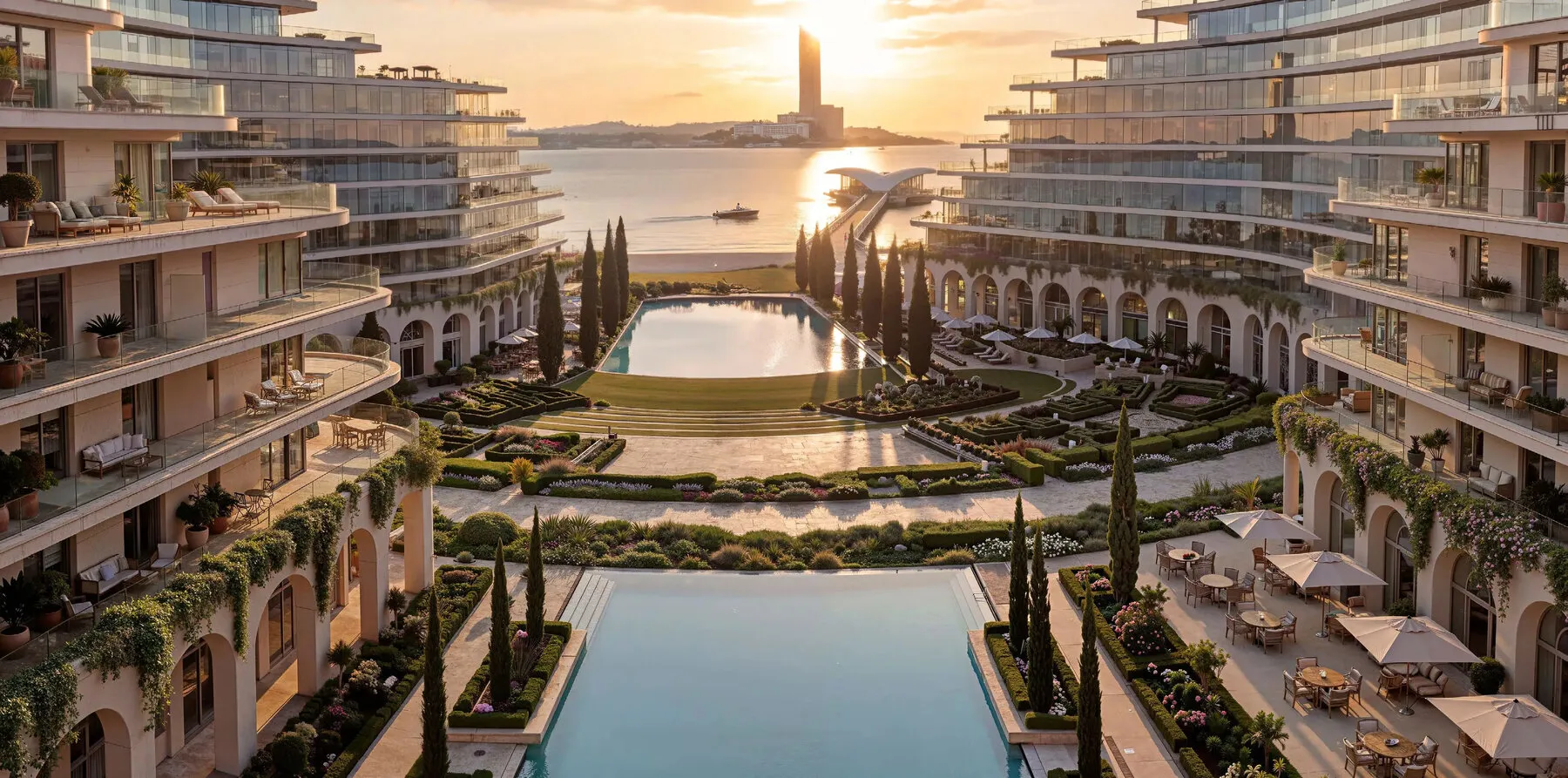 Le Château: kusteigendom in Ras Al Khaimah in de geest van de “kunst van het leven”!, 3 slaapkamers, 155 m²