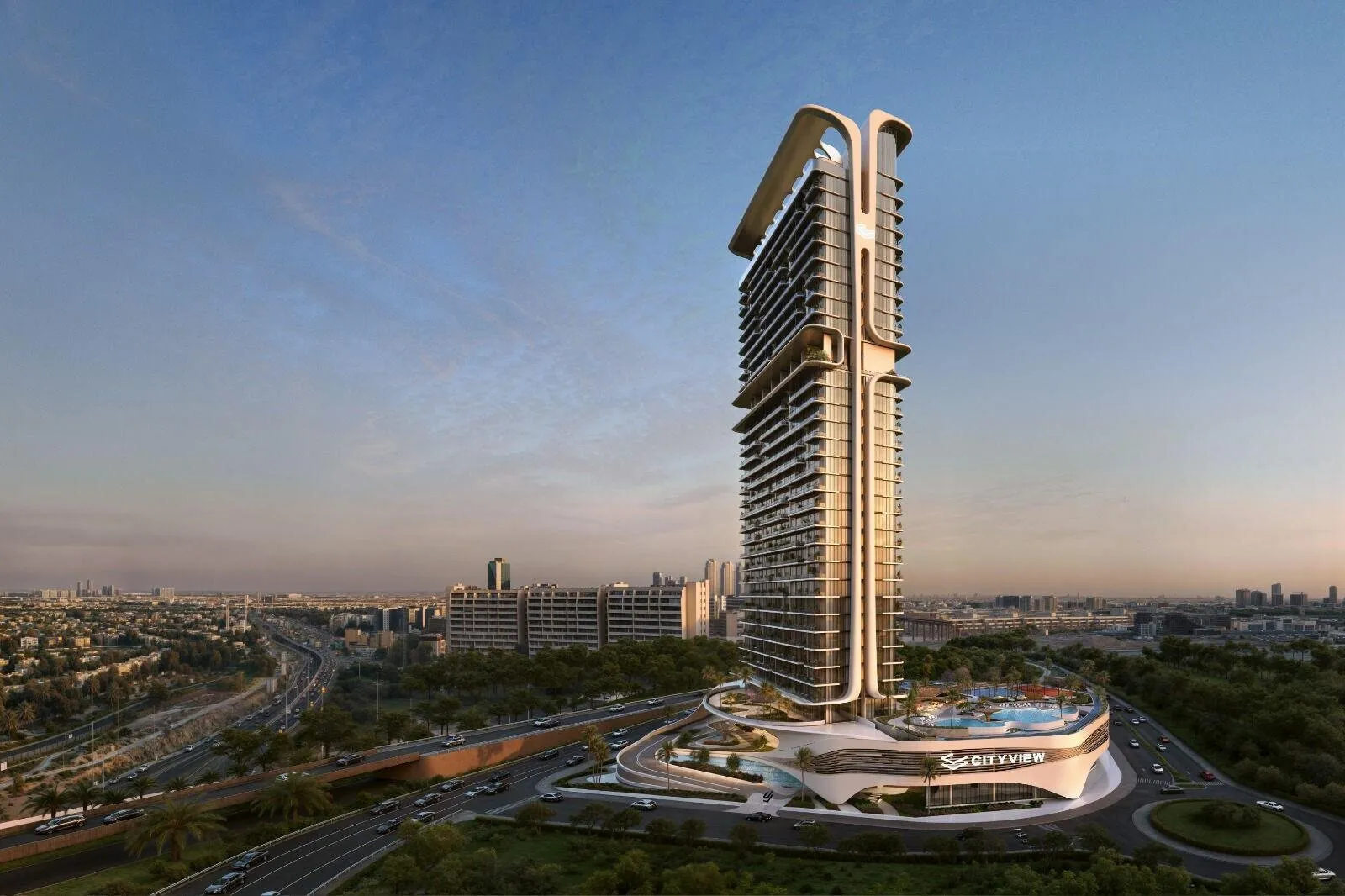 Luxe appartement in het nieuwe wooncomplex Mövenpick Residences in het centrum van de wijk, 1 slaapkamers, 63 m²