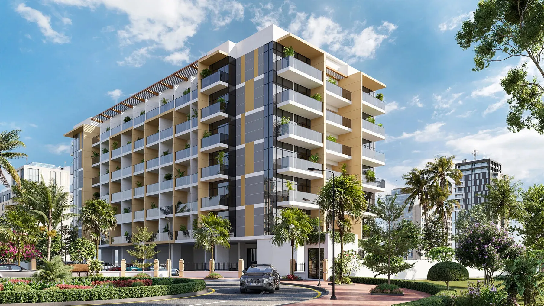 Budget appartementen in het nieuwbouwproject Al Haseen Residence 1 & 2! Appartementen voor wonen, wederverkoop en verhuur! Opbrengst vanaf 10%! Wij zorgen voor een beleggerscatalogus! Rentevrije termijnen!, 1 slaapkamers, 68 m²