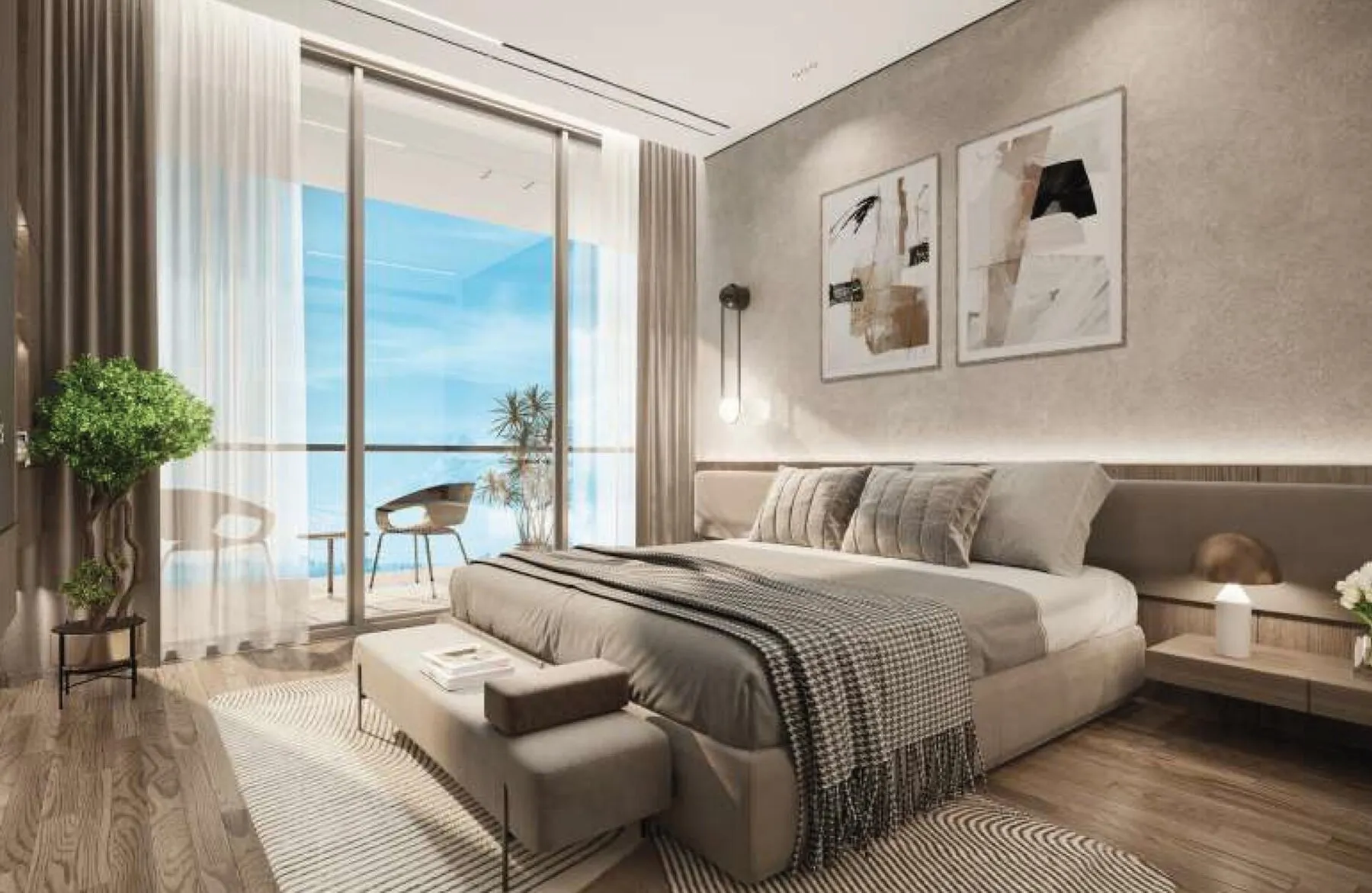 1 yatak odalı daire — Dubai Islands — 6/17