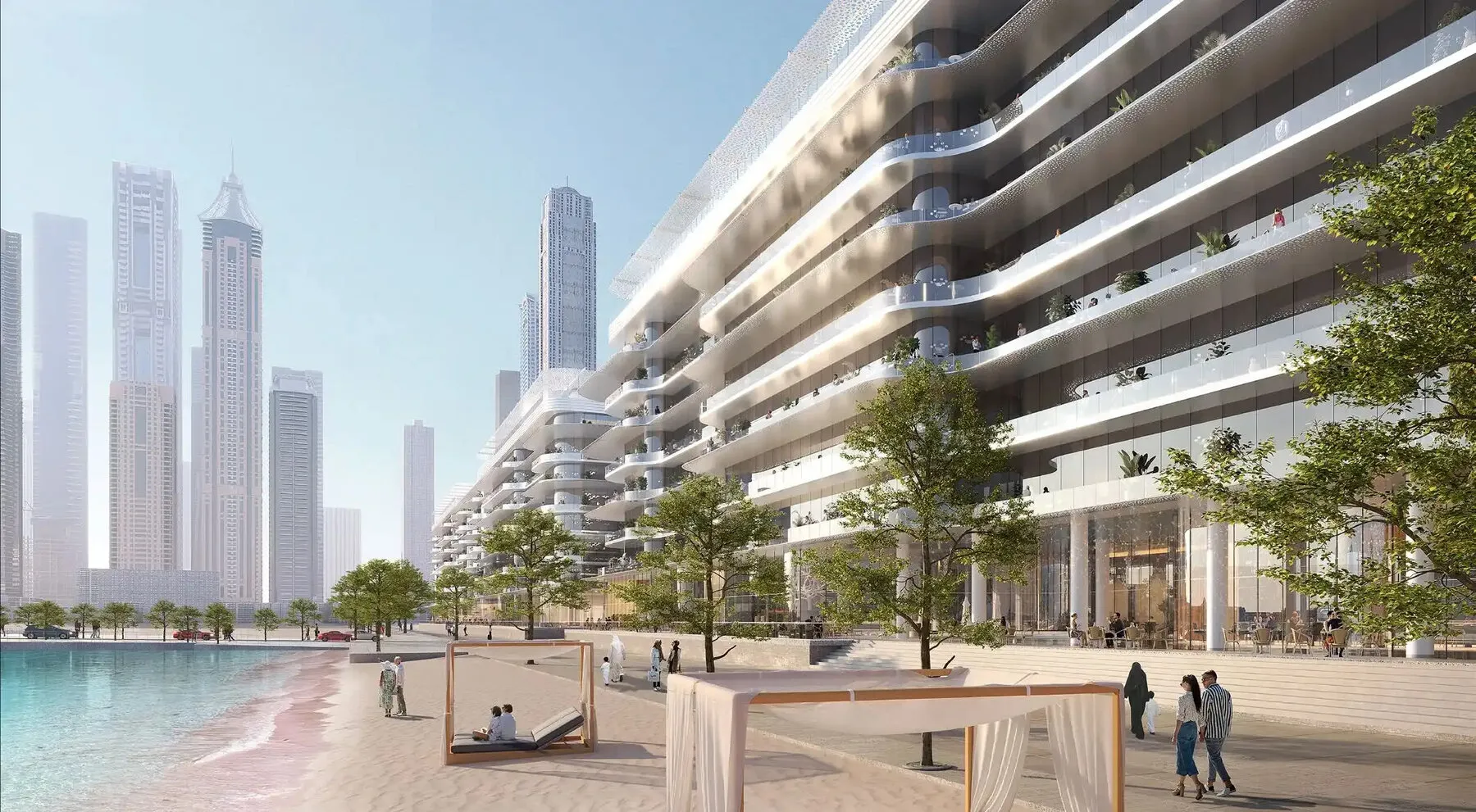 3 yatak odalı daire — Dubai Harbour — 12/13