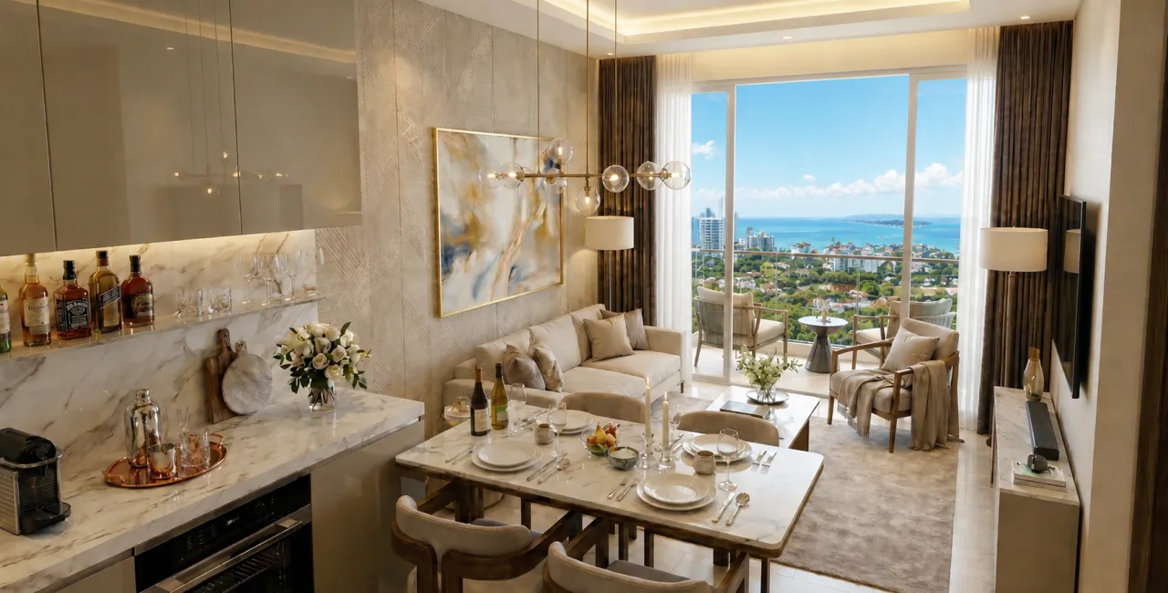 Appartement met 1 slaapkamer te koop in Wongamat, Pattaya, Chonburi — 8/10