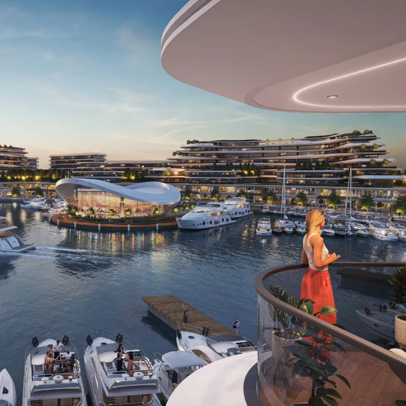 Appartement in het luxe wooncomplex Starline Beach Residences op het eiland Sin, 1 slaapkamers, 57 m²