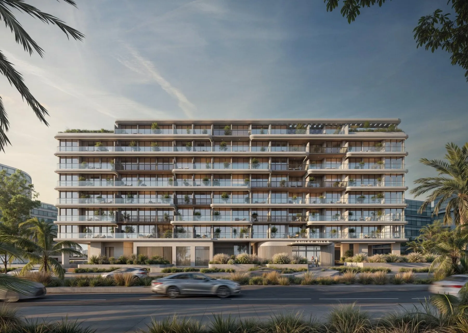 Appartementen in een stijlvol wooncomplex ASHLEY HILLS in de wijk Arjan! Ruim, 3 slaapkamers, 135 m²